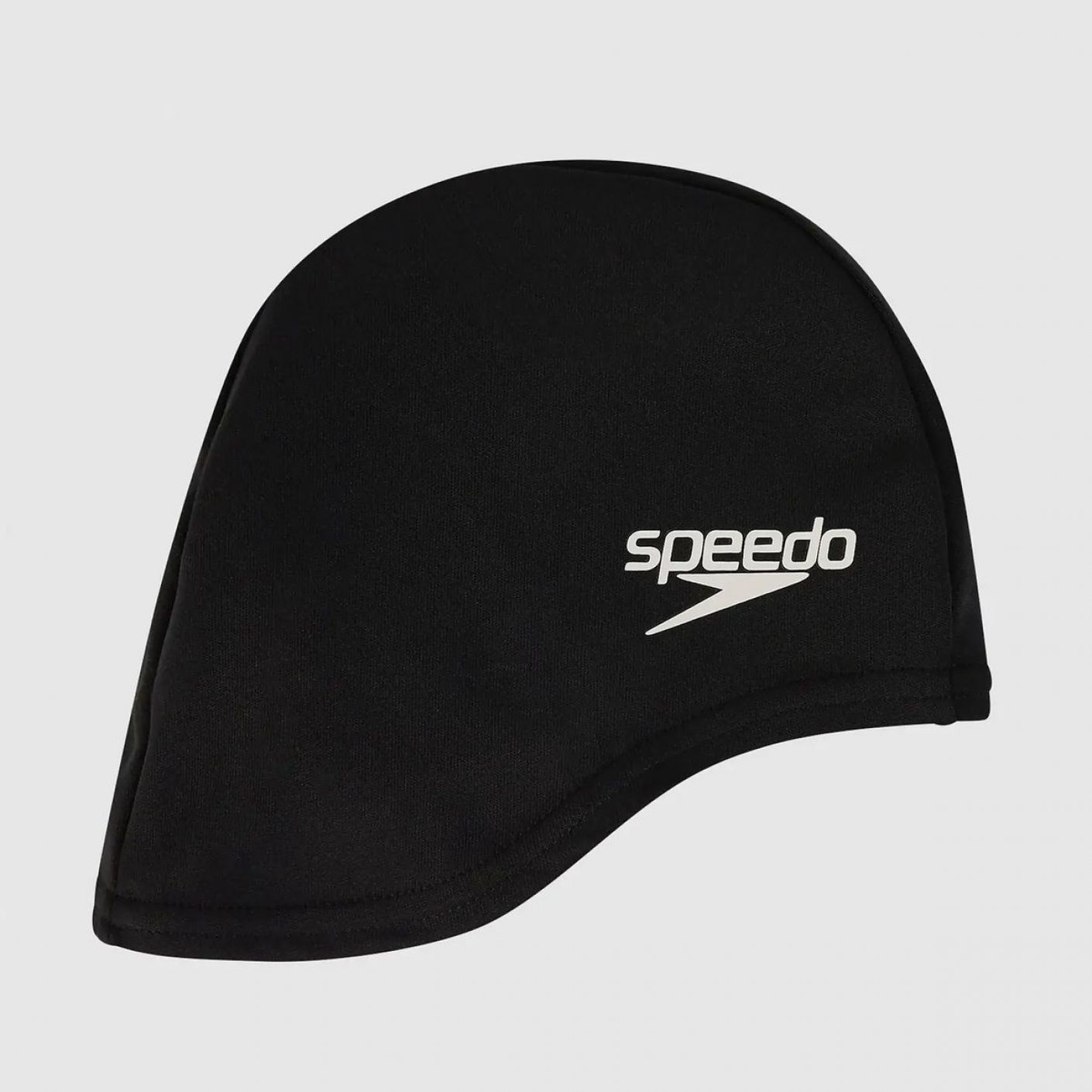 Speedo Kids Black Polyester Swim Cap