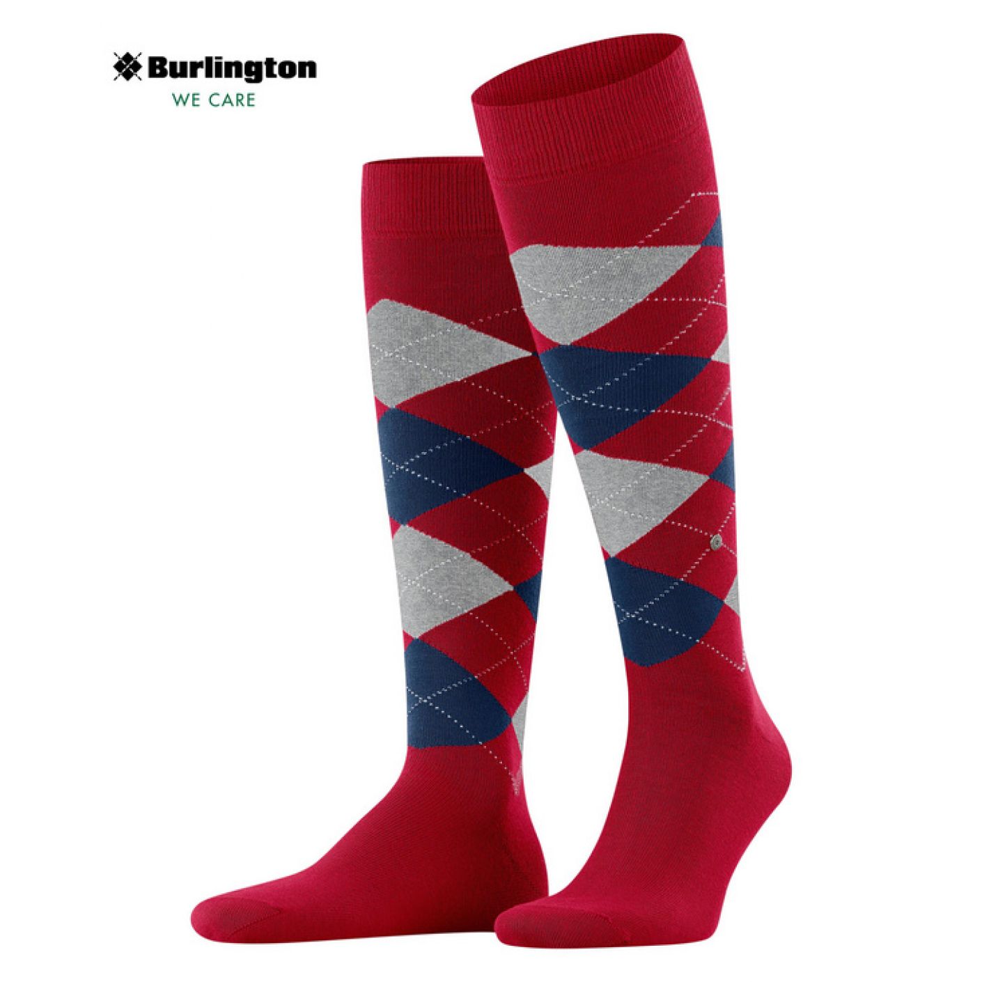 Burlington King Red Pepper Long Socks