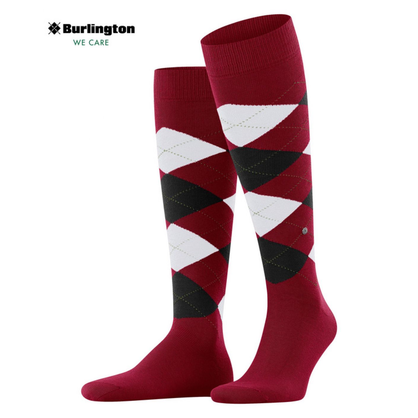 Burlington King Cranberry Long Socks