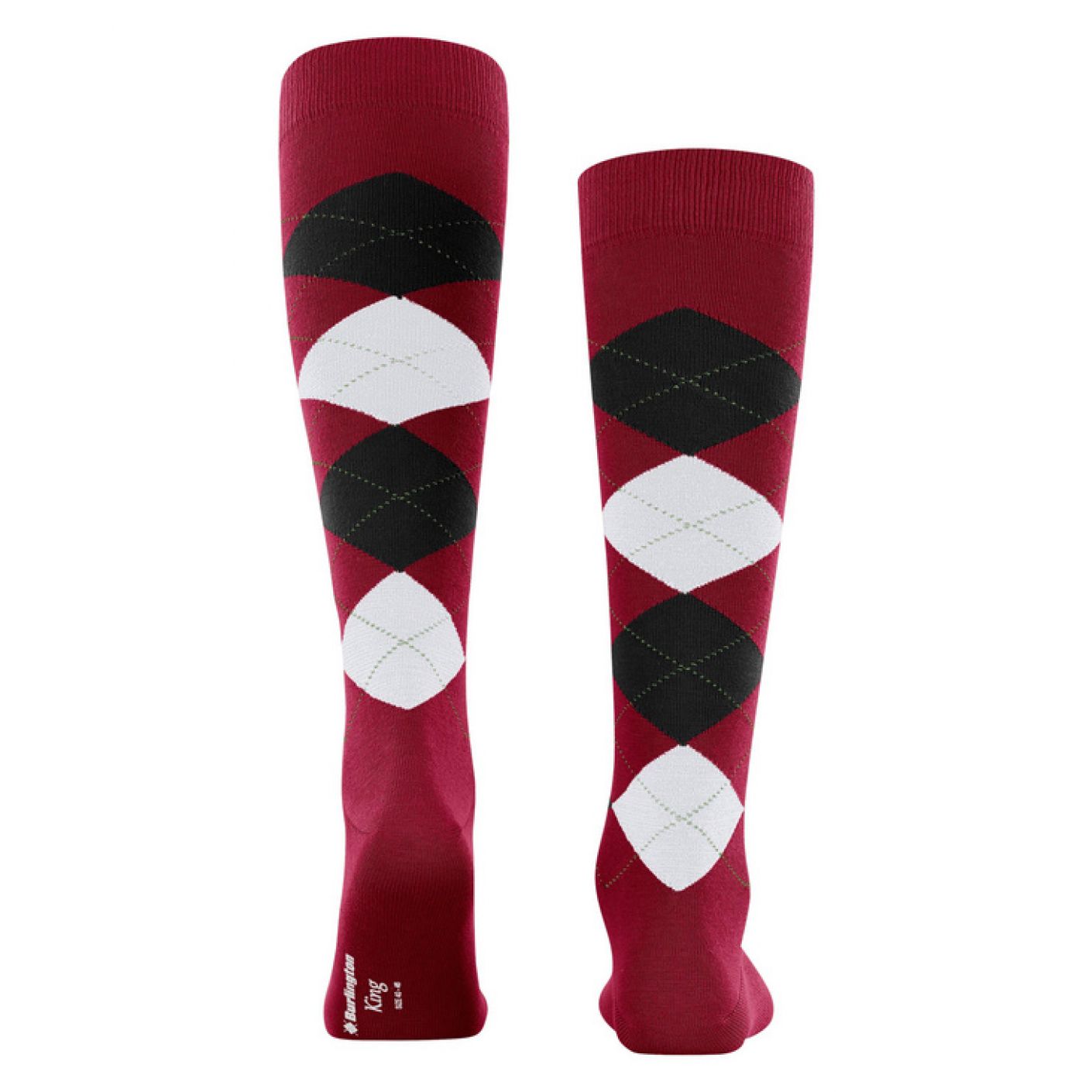 Burlington King Cranberry Long Socks