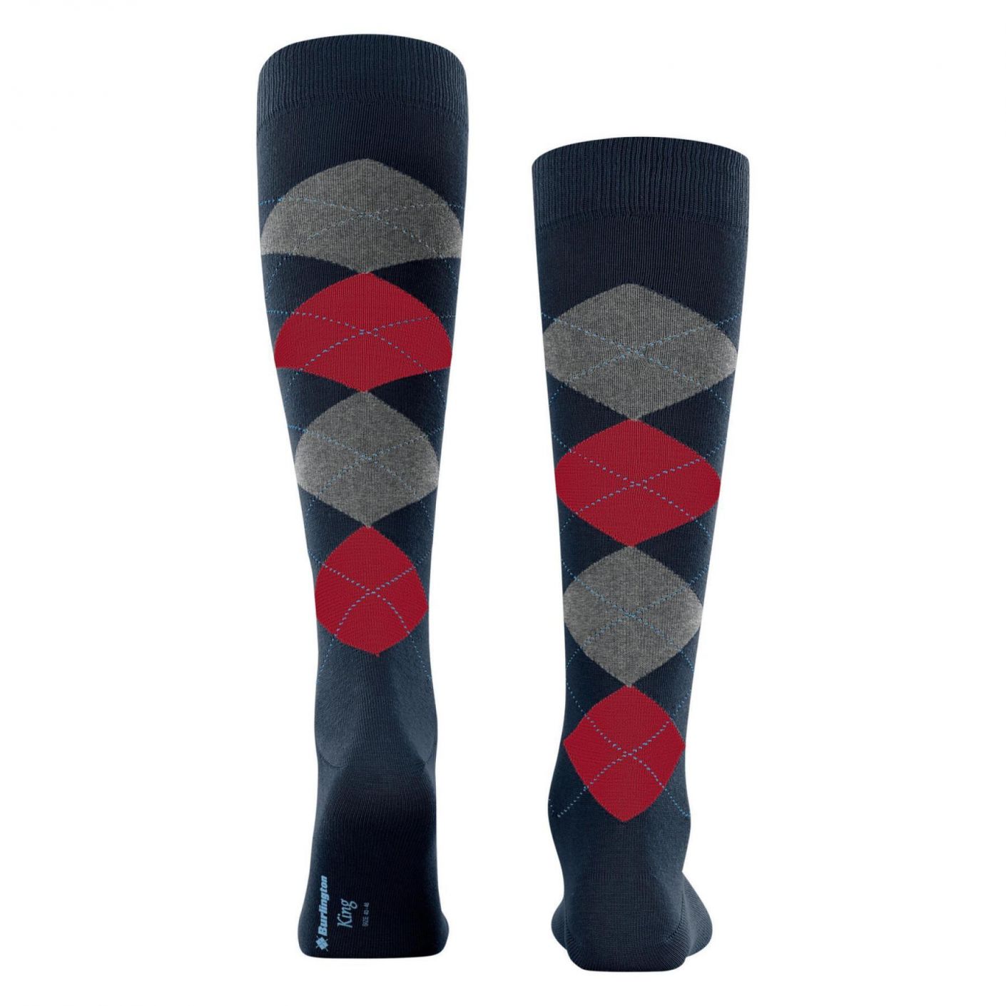 Burlington King Navy Long Socks