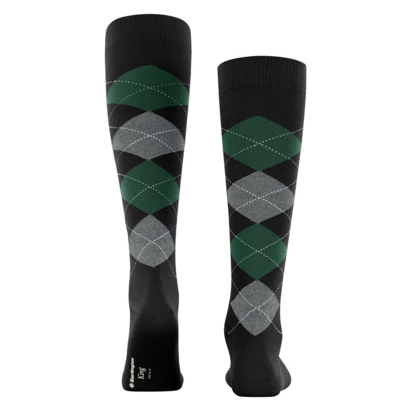 Burlington King Black Long Socks