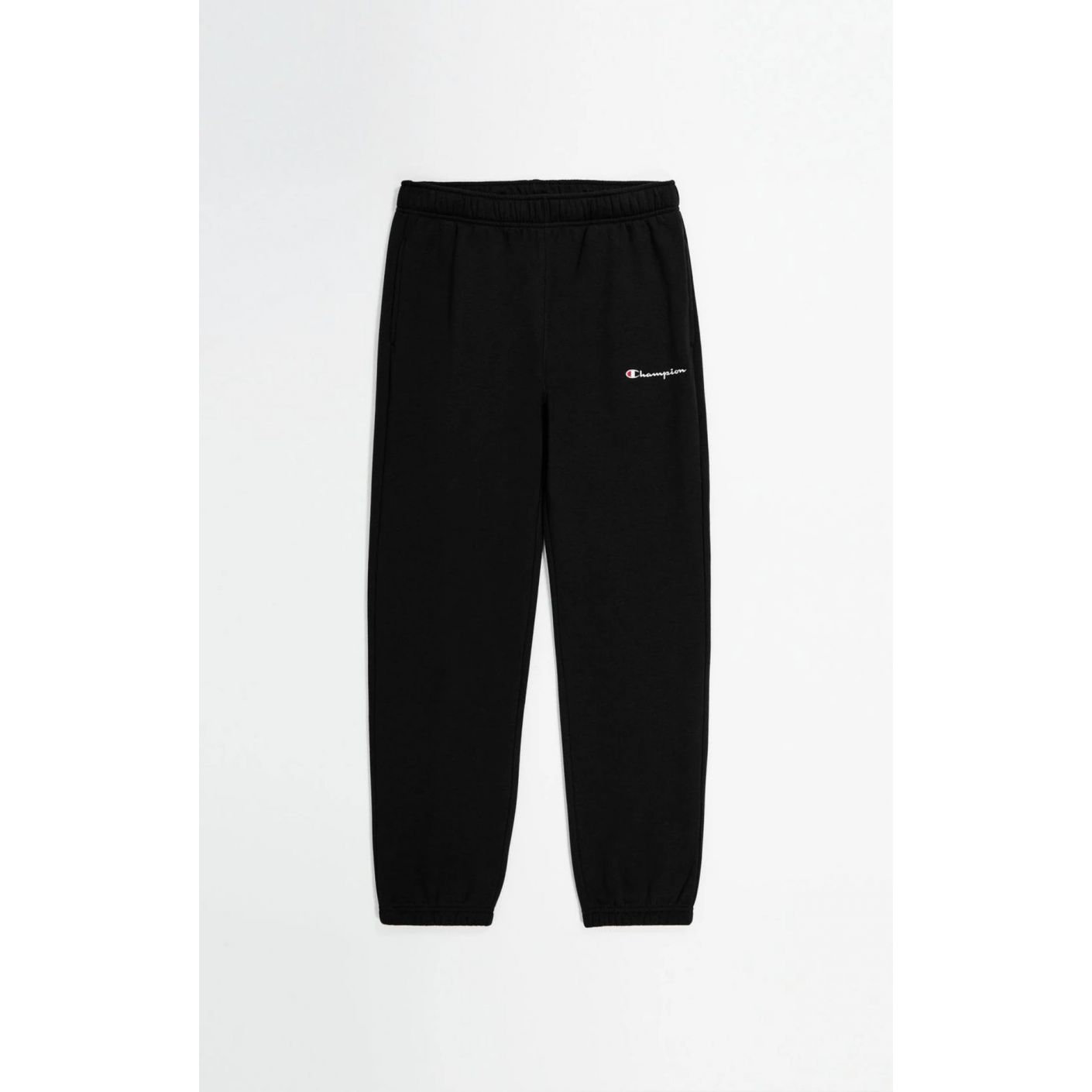 Champion Men's Black Fleece Lined Logo Trousers