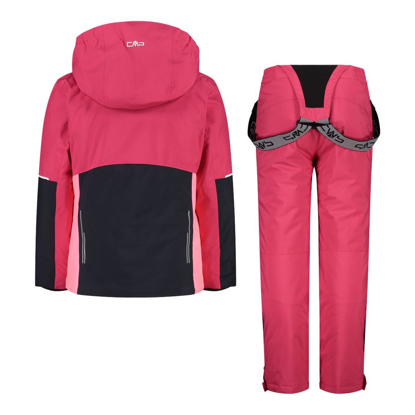 CMP Pink Twill Ski Suit for Girls