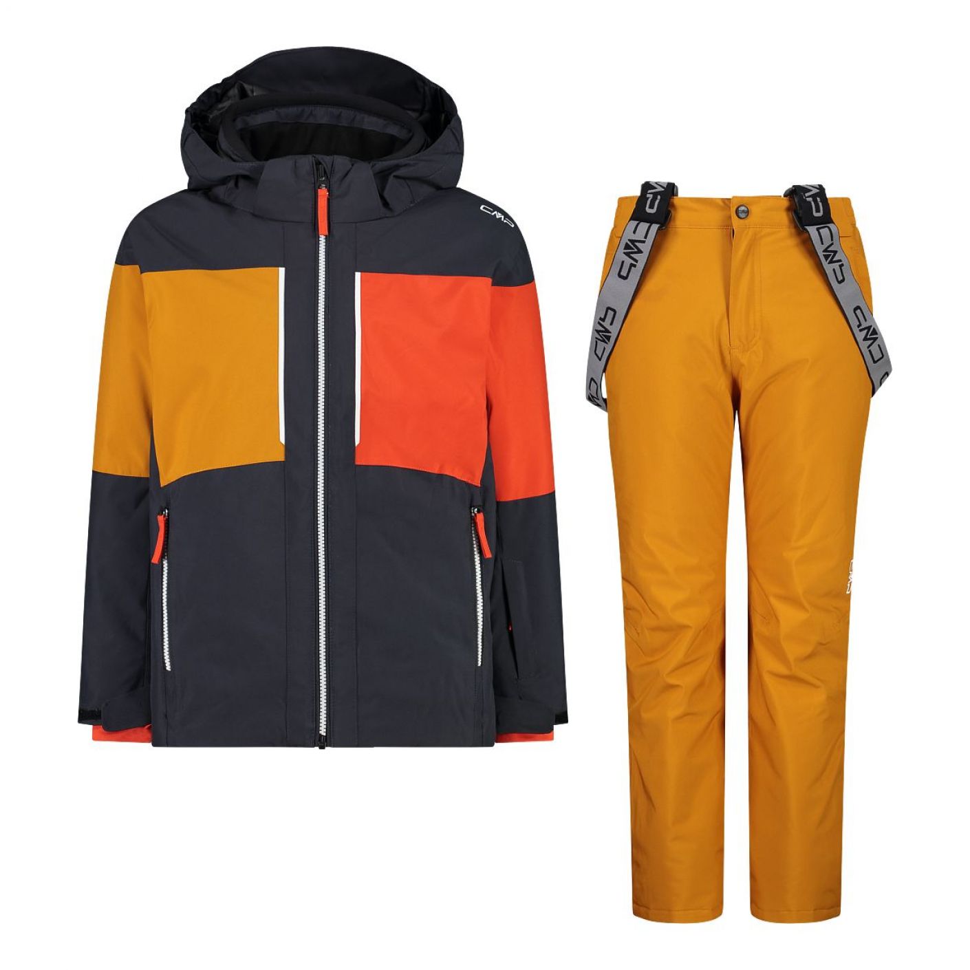 CMP Anthracite Twill Ski Suit for Kids