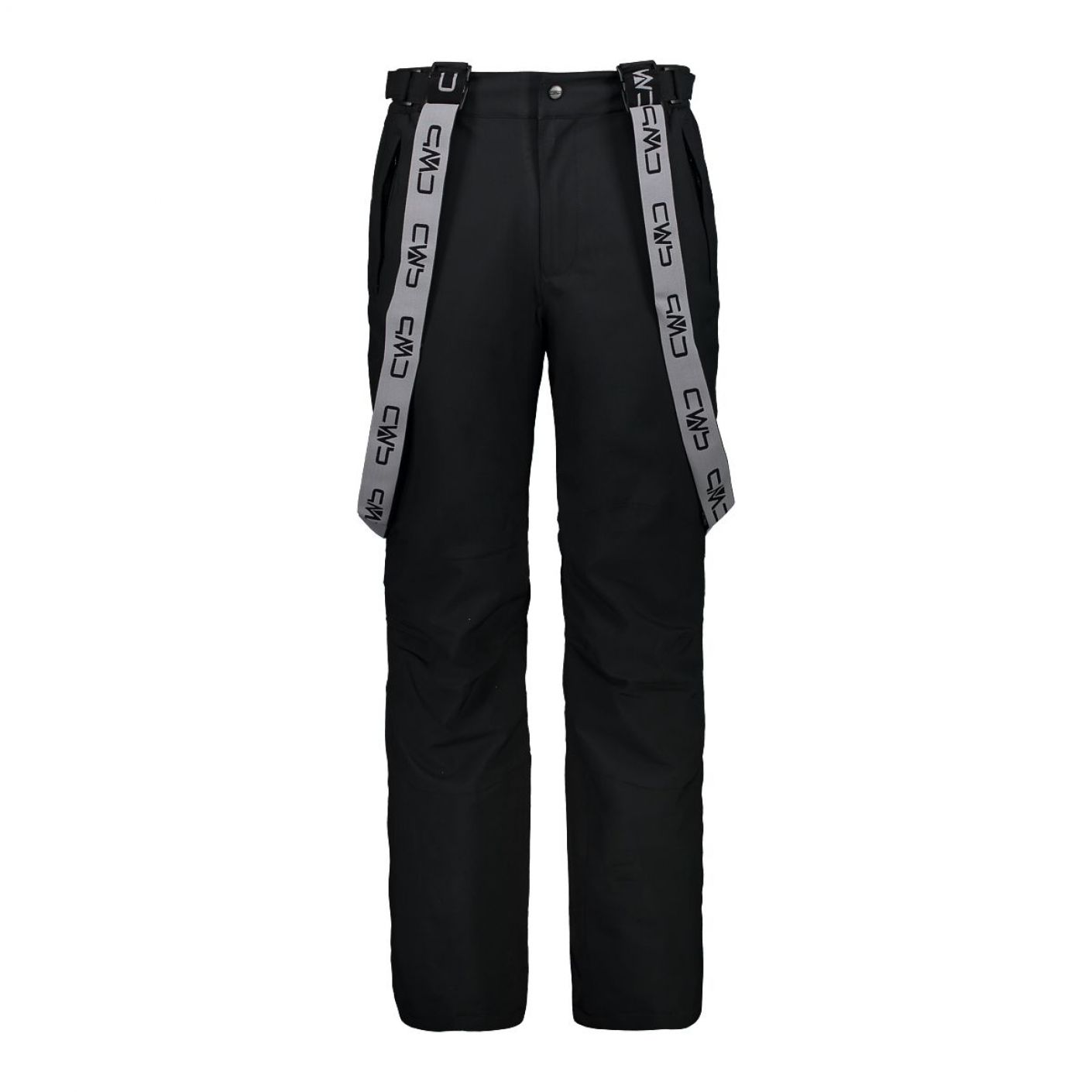 CMP Men's Black Removable Bib Ski Salopette