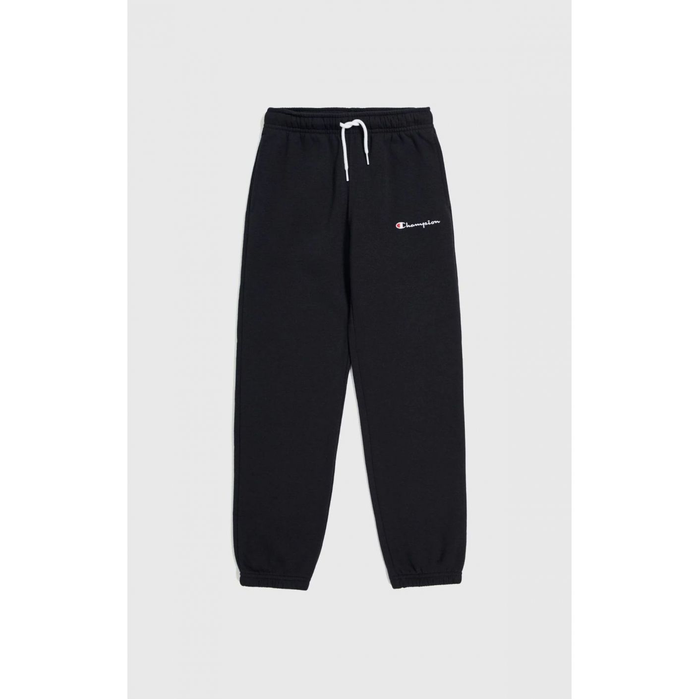 Champion Kids Black Small Logo Tracksuit Bottoms