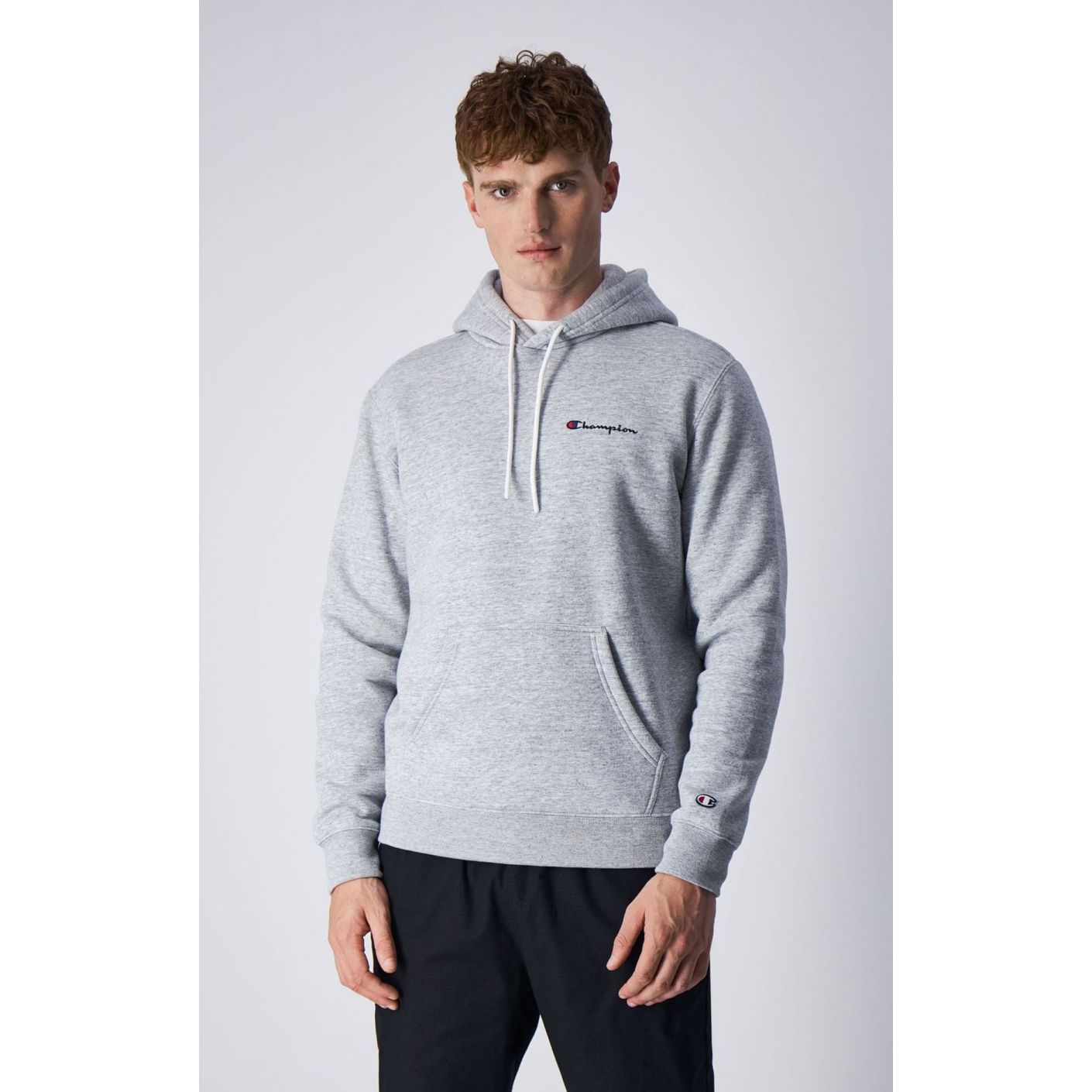 Champion hoodie light gray hotsell