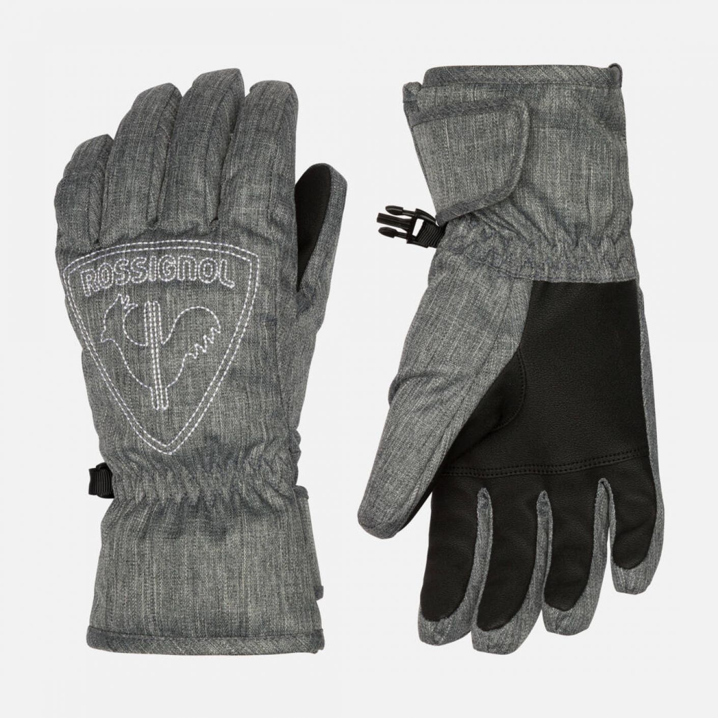 Rossignol Rooster Ski Gloves Grey Boys