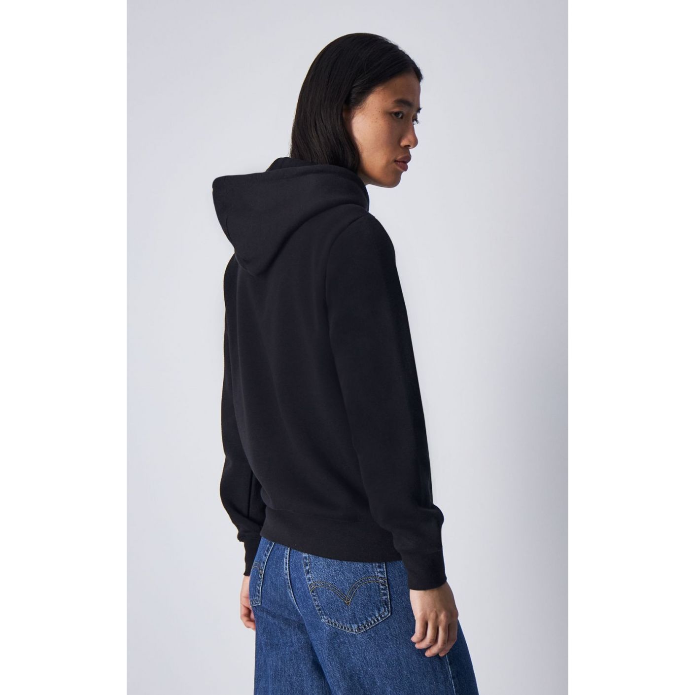 Champion Women's Black Logo Hoodie