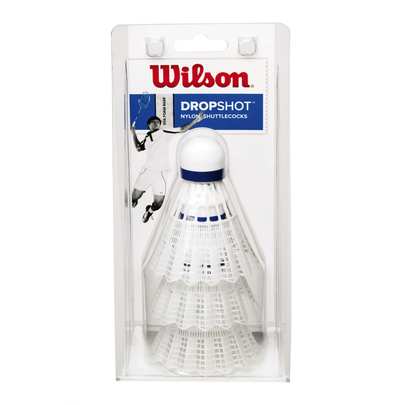 Wilson Badminton Dropshot 3 Clamshel White