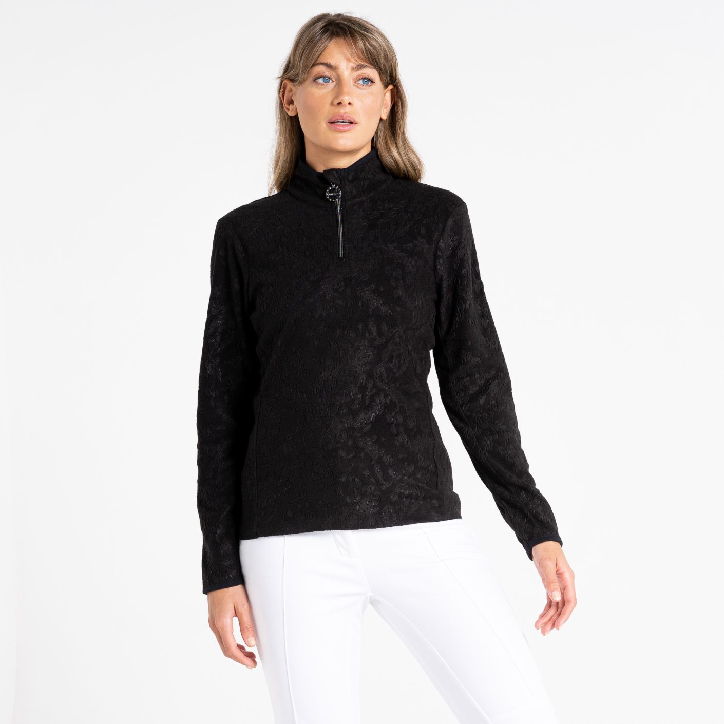 Dare2b Women's Savvy II Half Zip Fleece Black