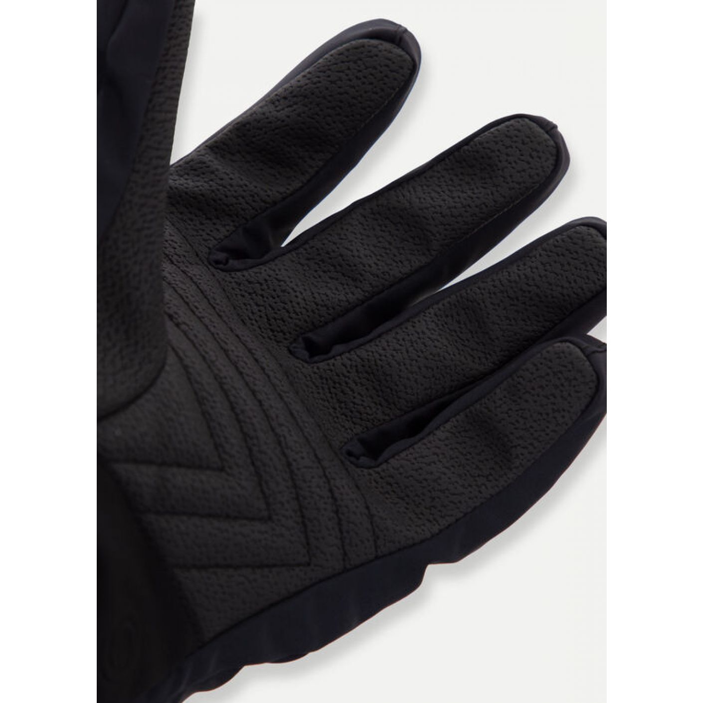 Colmar Men's Black Stretch Fabric Padded Ski Gloves