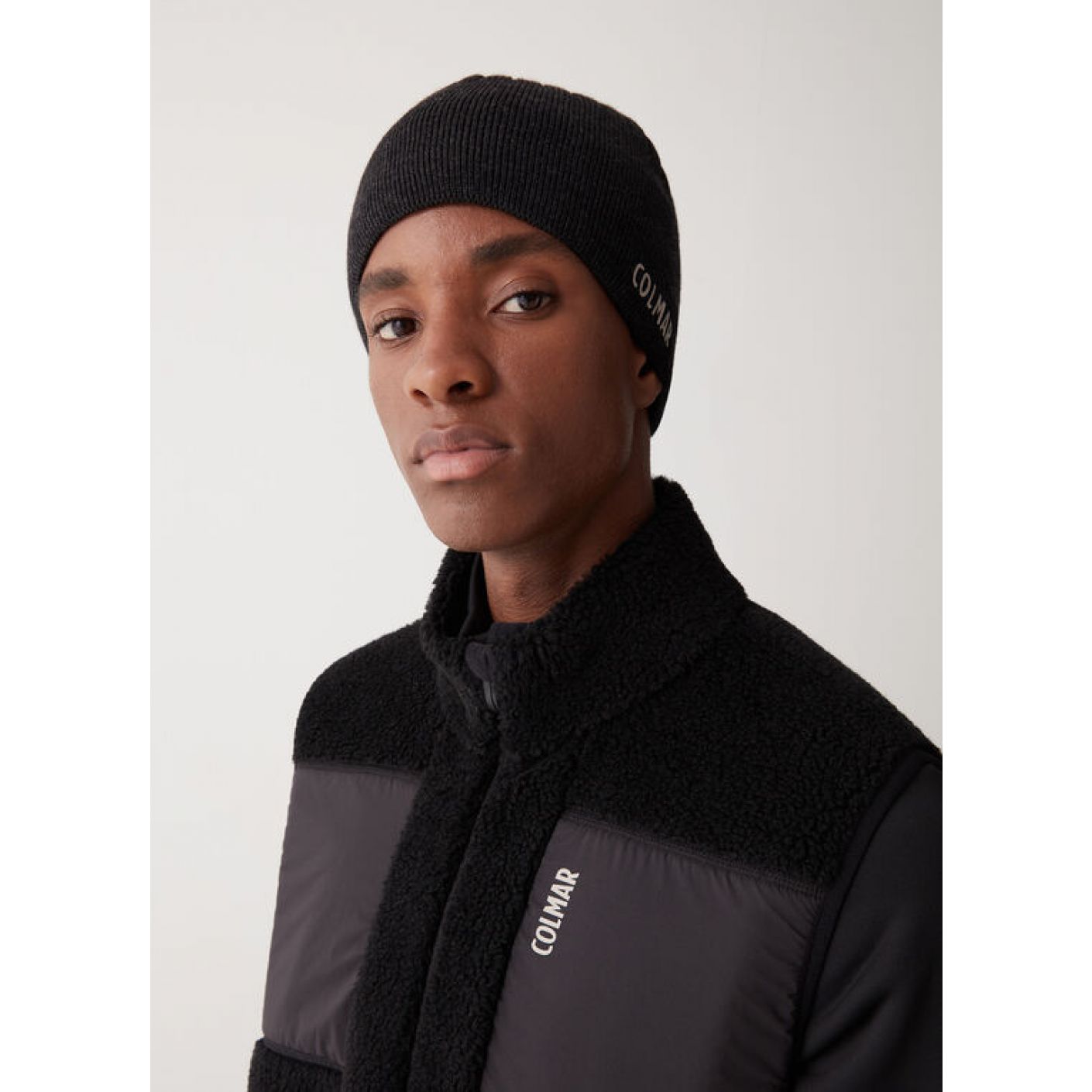 Colmar Knit Hat with Light Padding Anthracite Melange for Men