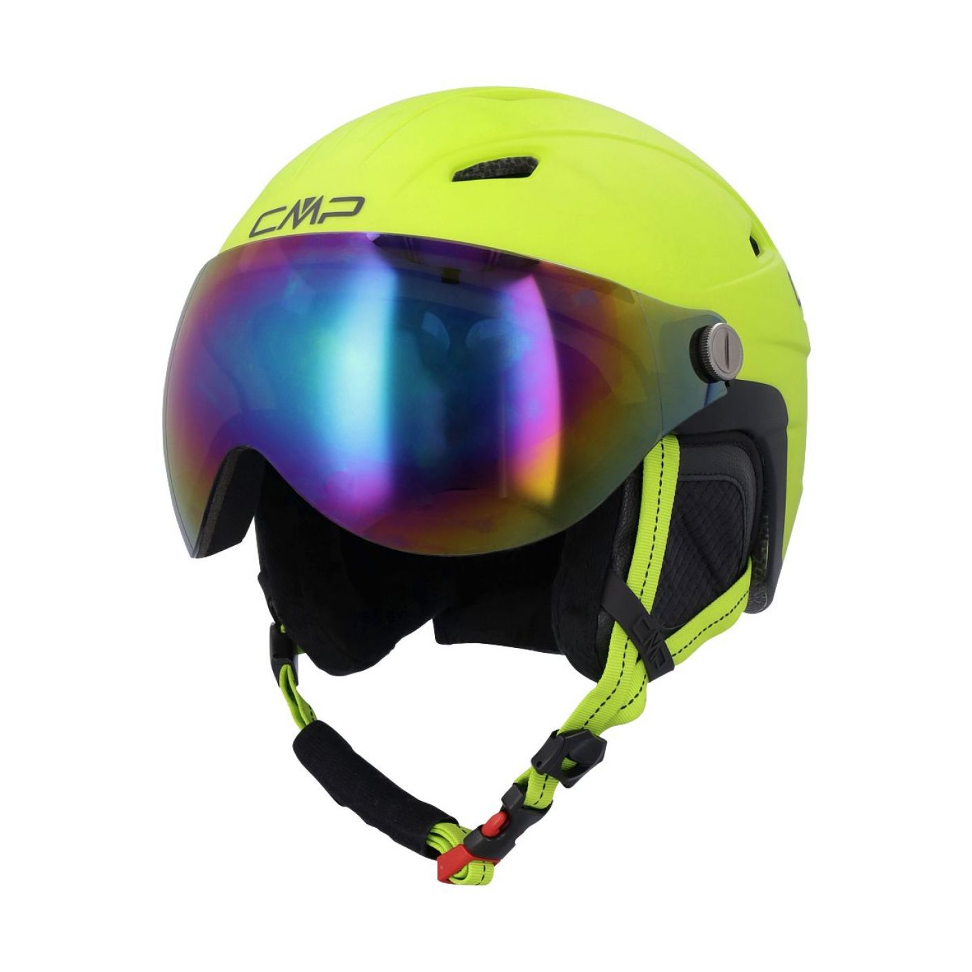 CMP Ski Helmet with Visor WA-2 Yellow