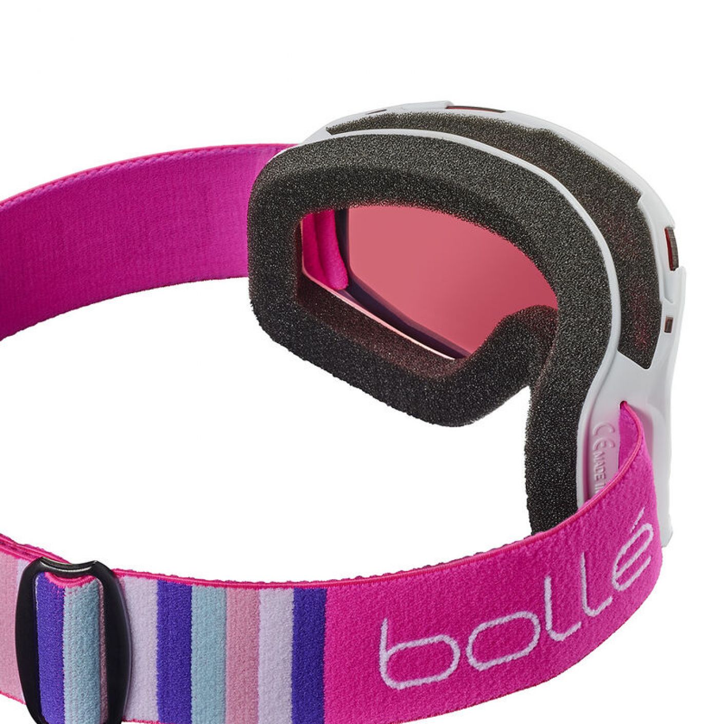 Bollé Rocket White & Pink Matte Kids Mask