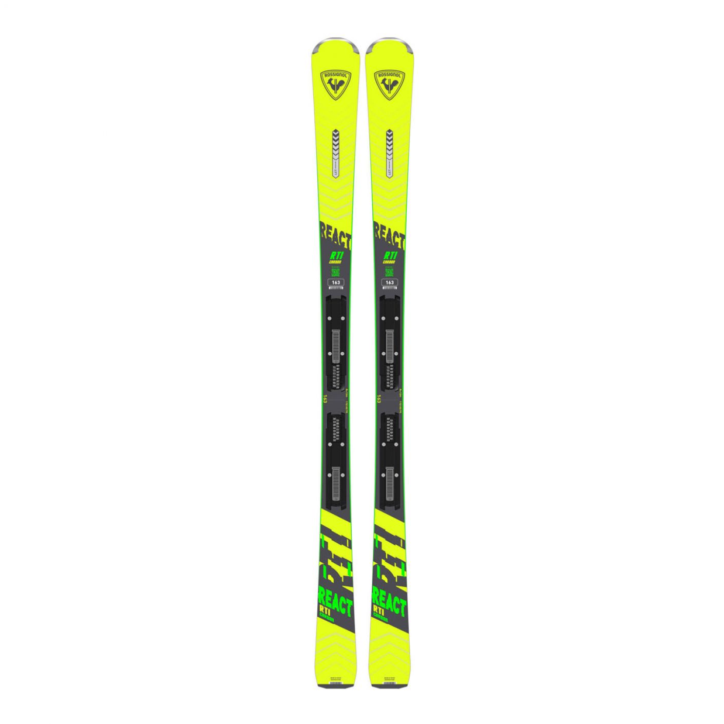 Rossignol React RTI Skis + NX 12 Konect Bindings