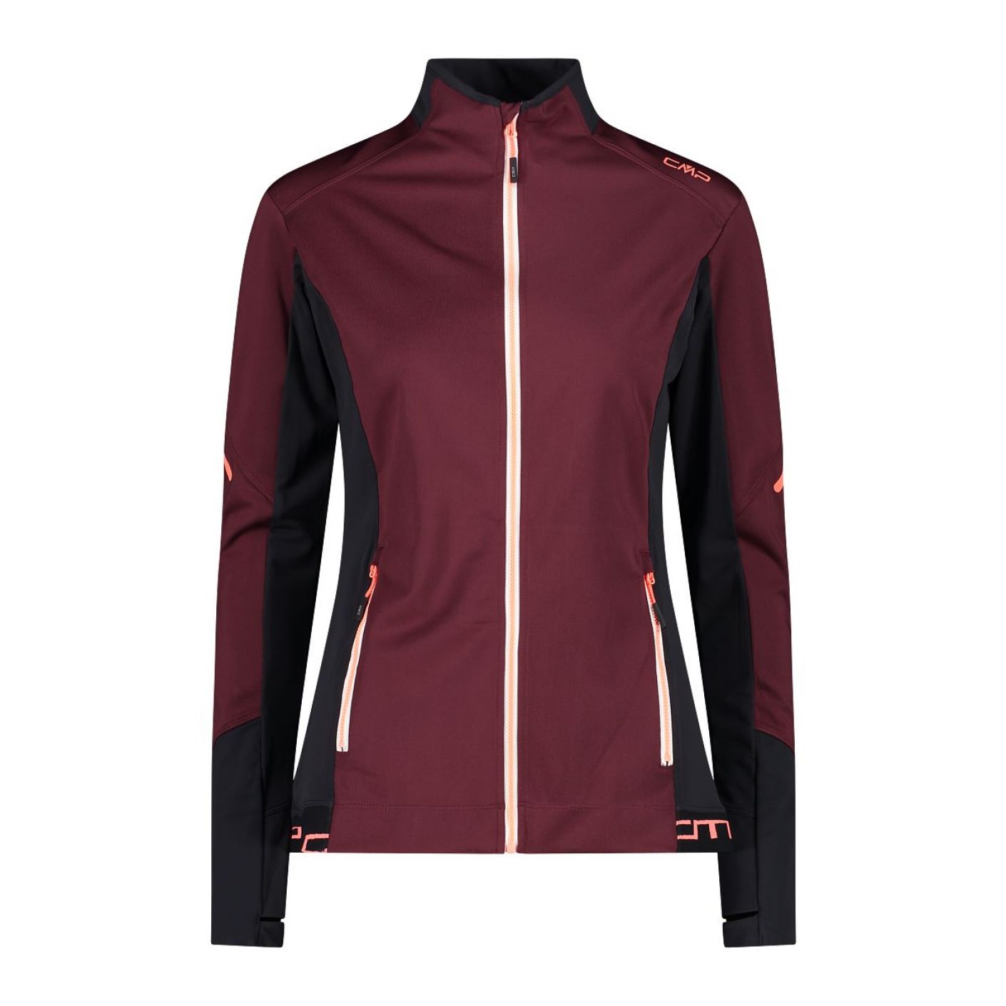 CMP Hybrid Jacket Full Zip Burgundy for Women