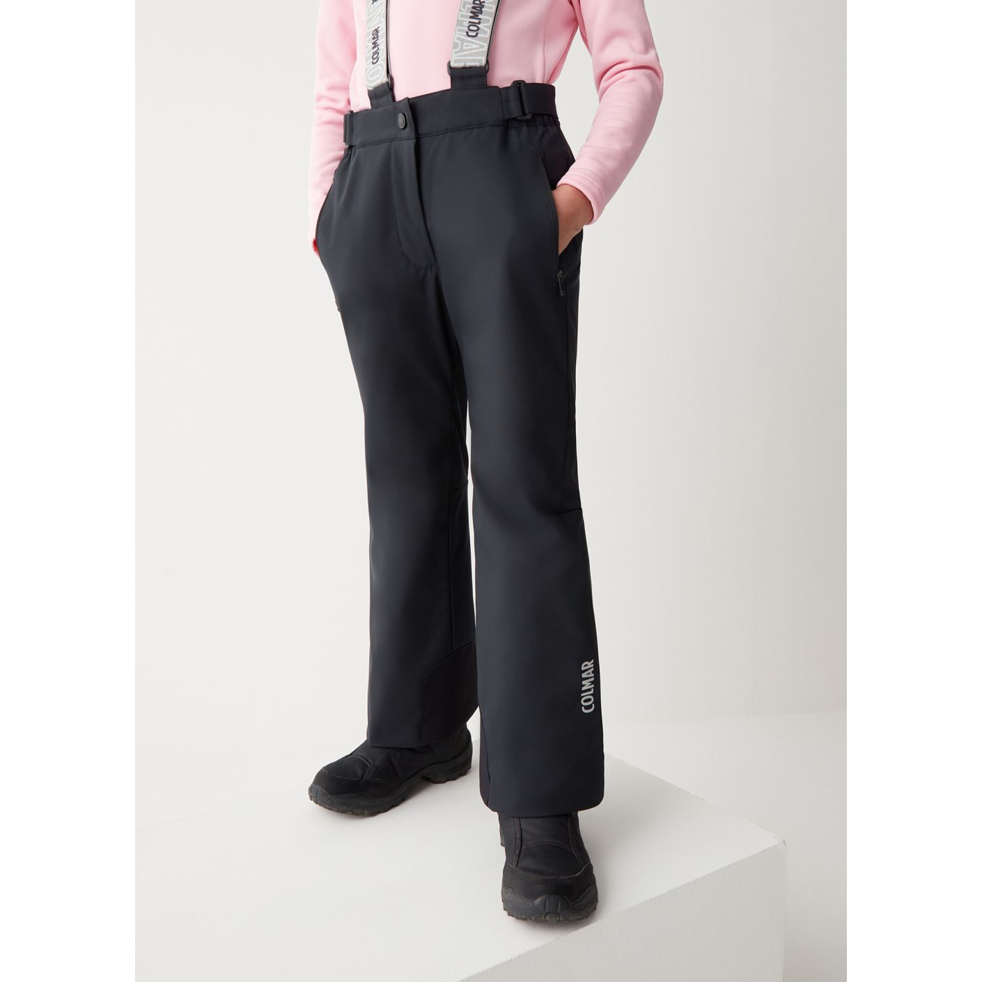 Colmar Ski Overall in Recycled Padding Black for Girls