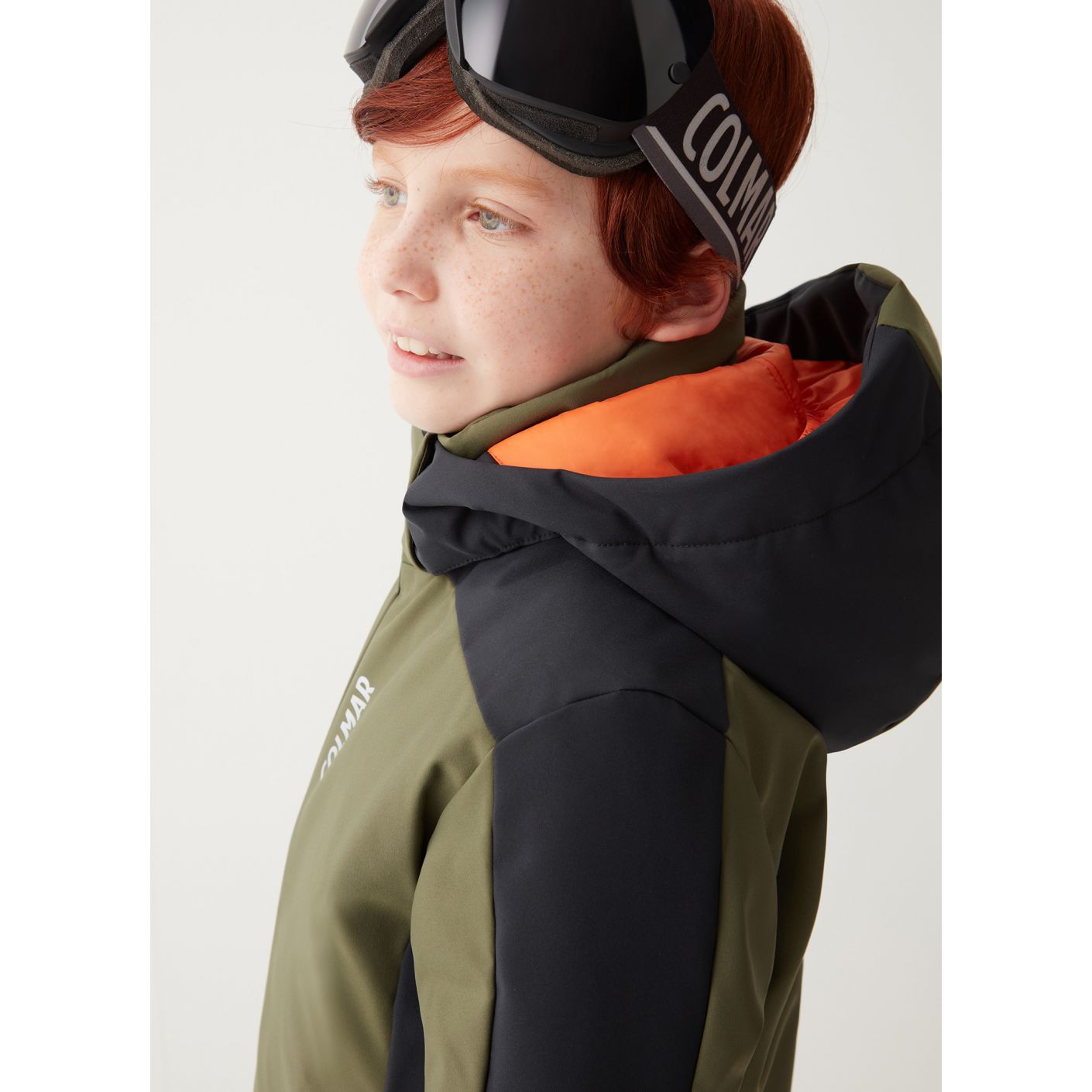 Colmar Kids Ski Jacket in Recycled Fabric Soldier Black