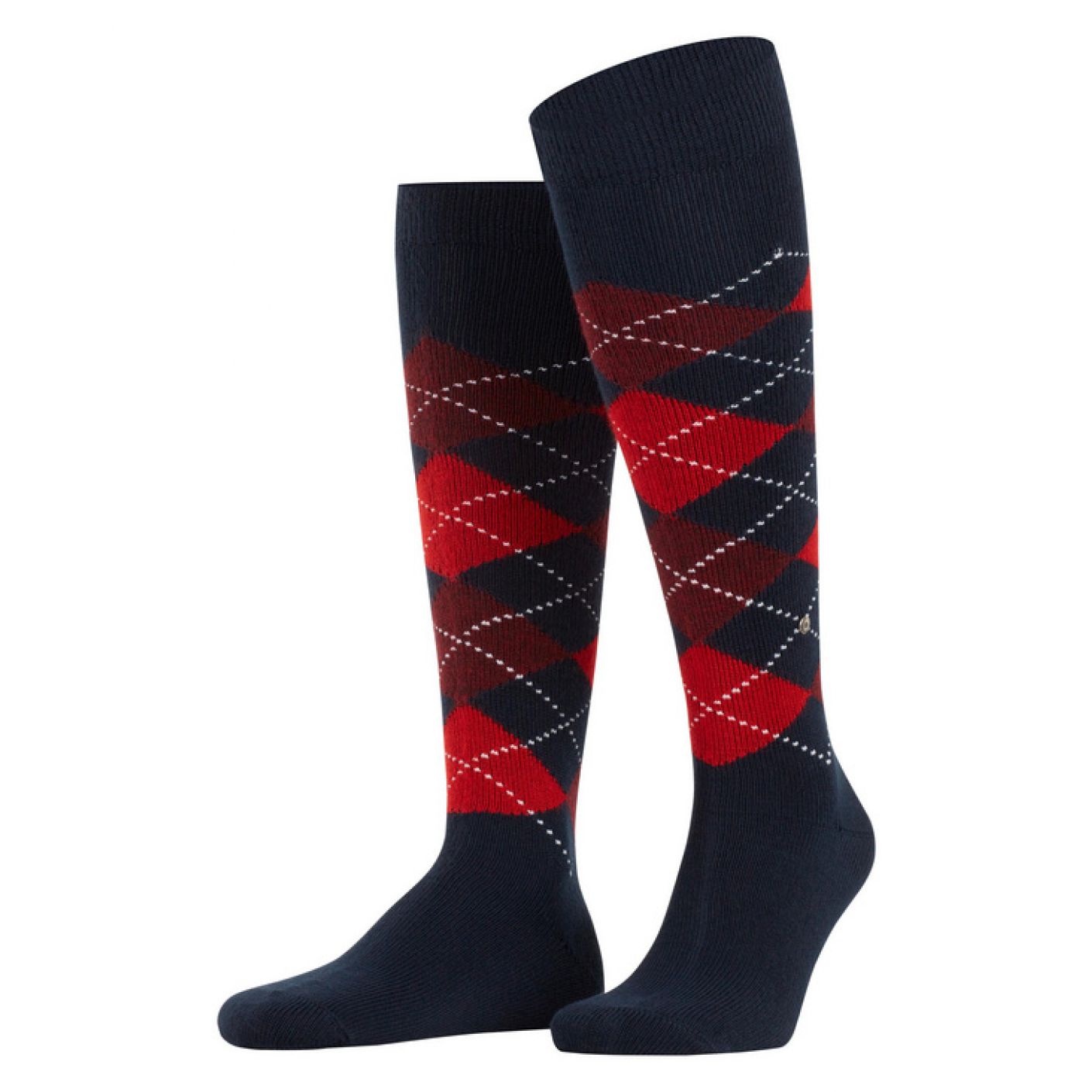 Burlington Preston Steel Blue Long Socks