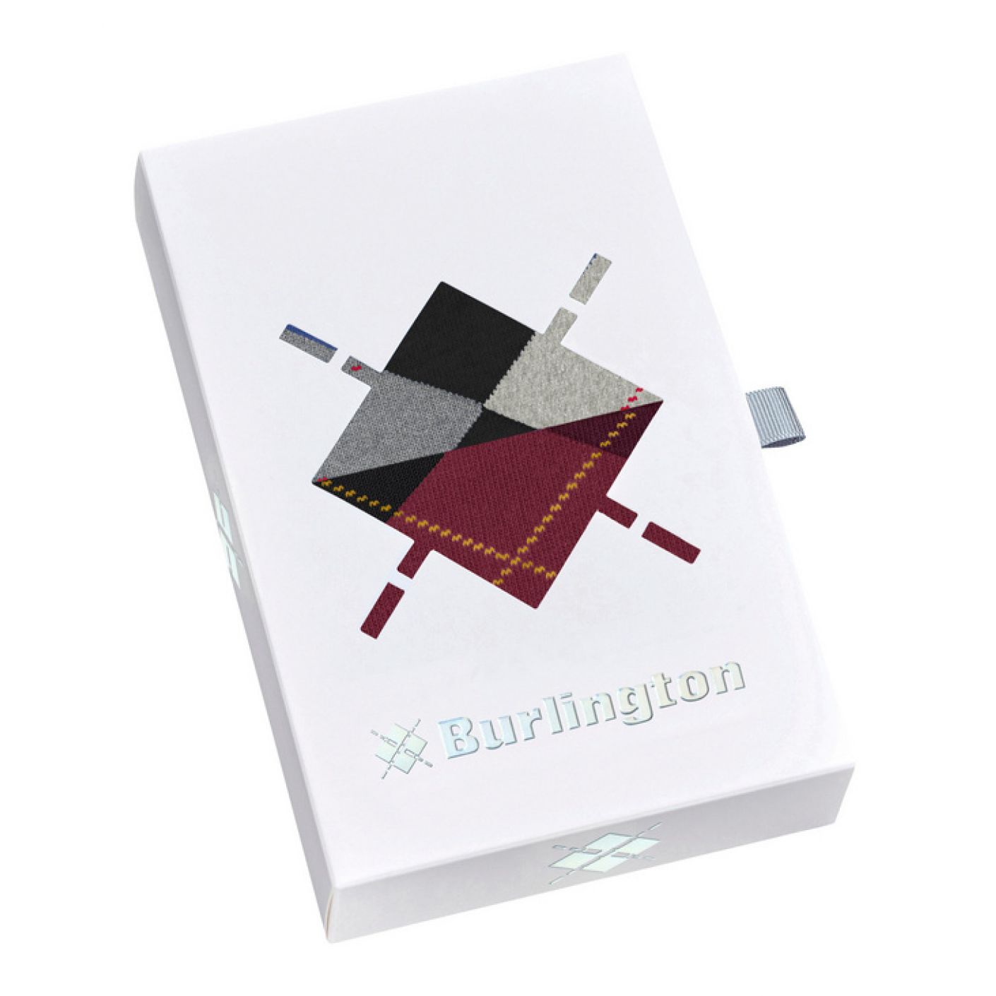 Burlington Calzini Basic Gift Box 2 Paia Nero/Rosso