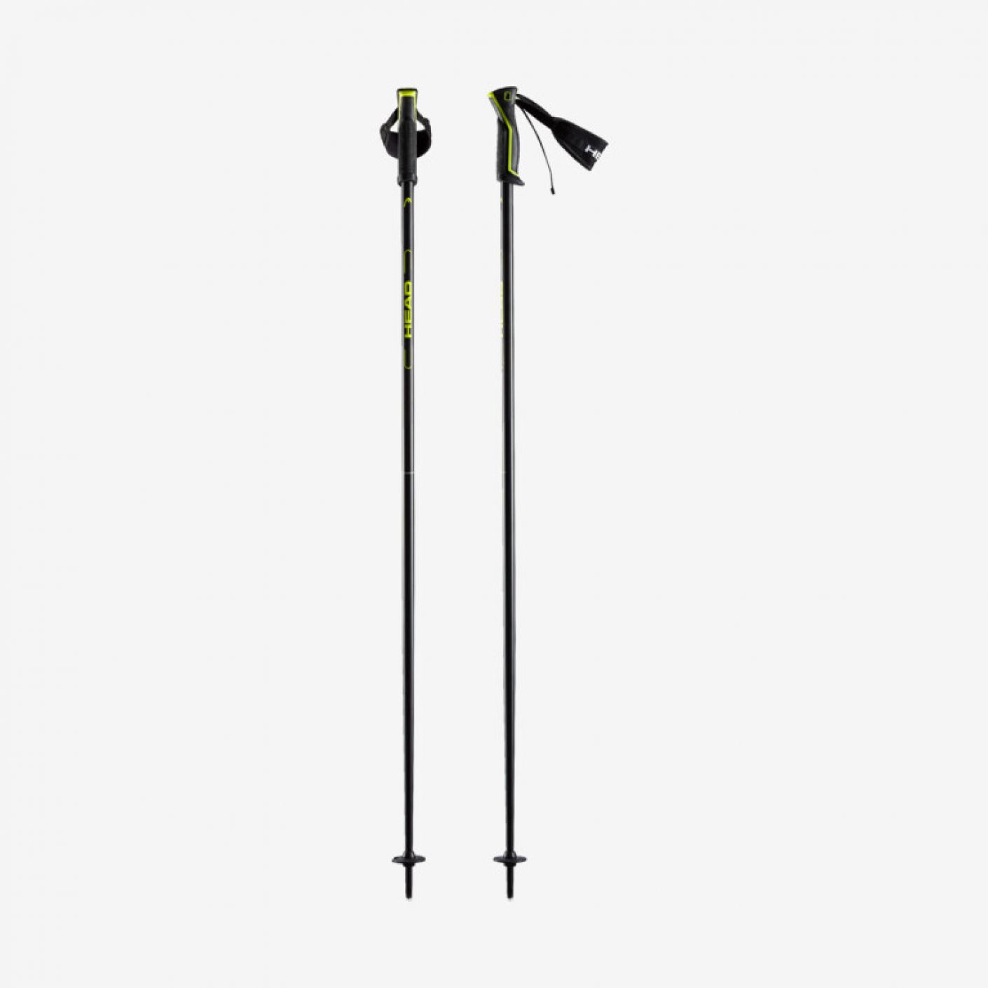 Head Ski Poles Frontside Black/Yellow