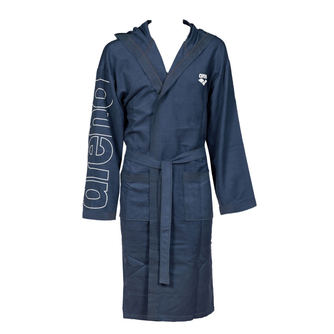 Arena Zeal Plus Bathrobe Navy/White