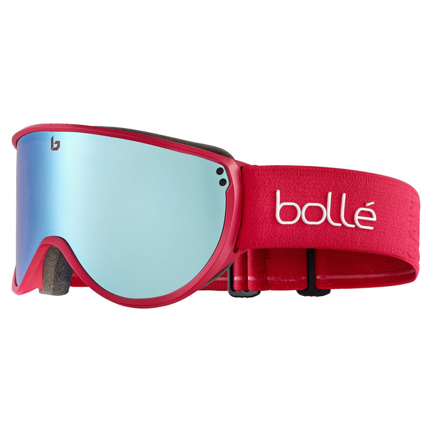 Bollé Blanca Carmine Red Matte Mask, Azure Lens Women