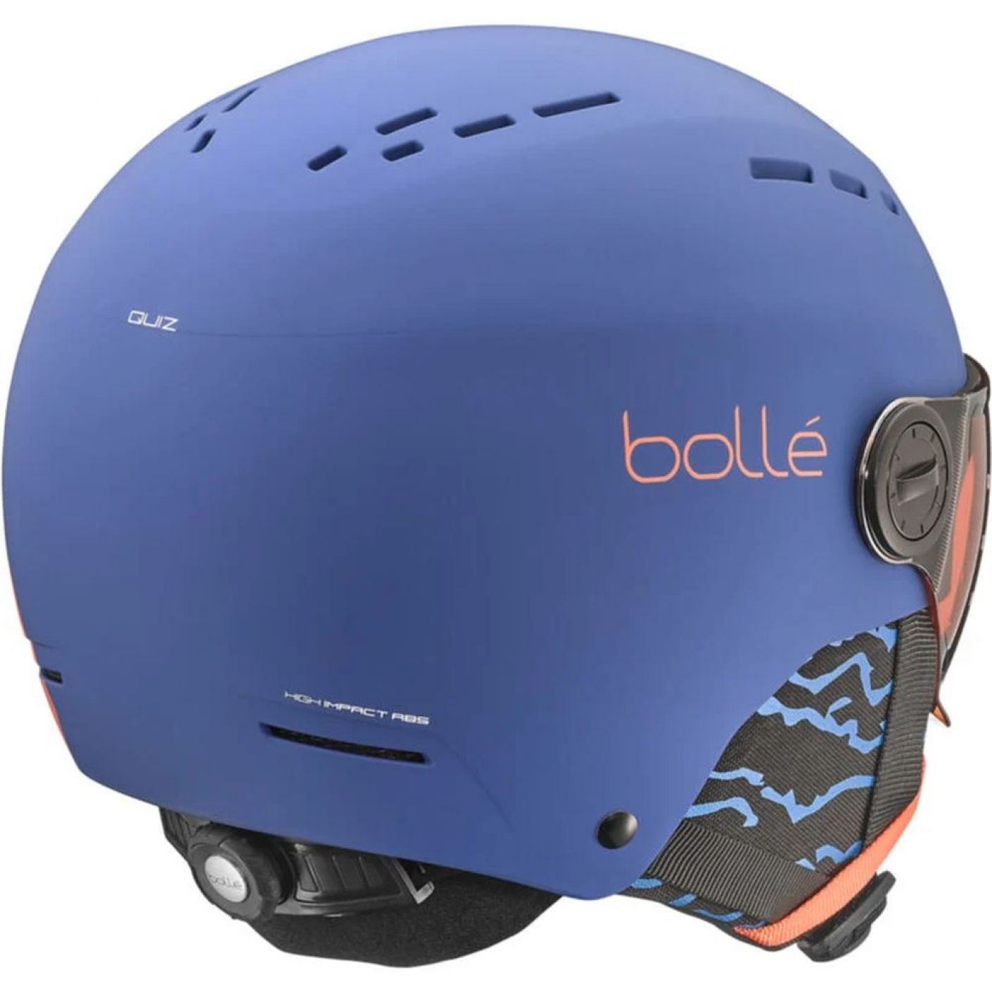 Bollé Casco Quiz Visor Royal Blue Matte da Bambino