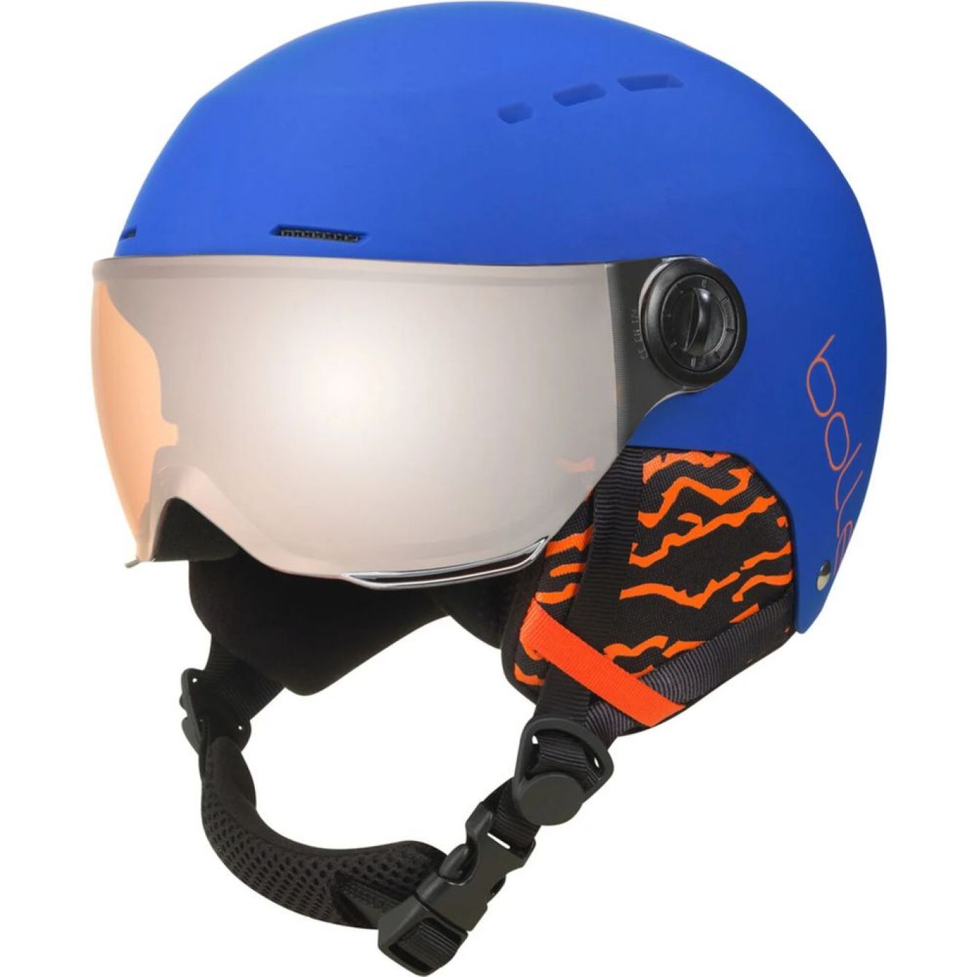 Bollé Quiz Visor Royal Blue Matte Helmet for Kids