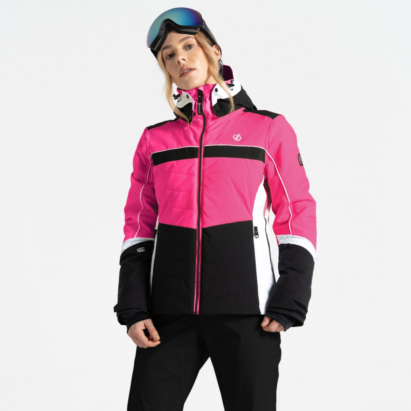 Dare2b Vitilised Pure Pink Black Women's Ski Jacket