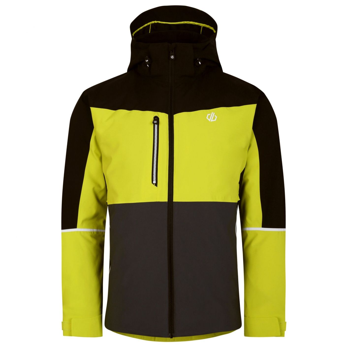 Dare2b Eagle Neon Yellow Black Ski Jacket for Men