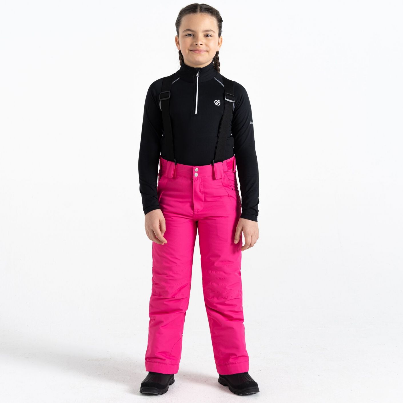 Dare2b Girls' Outmove II Pure Pink Ski Salopette