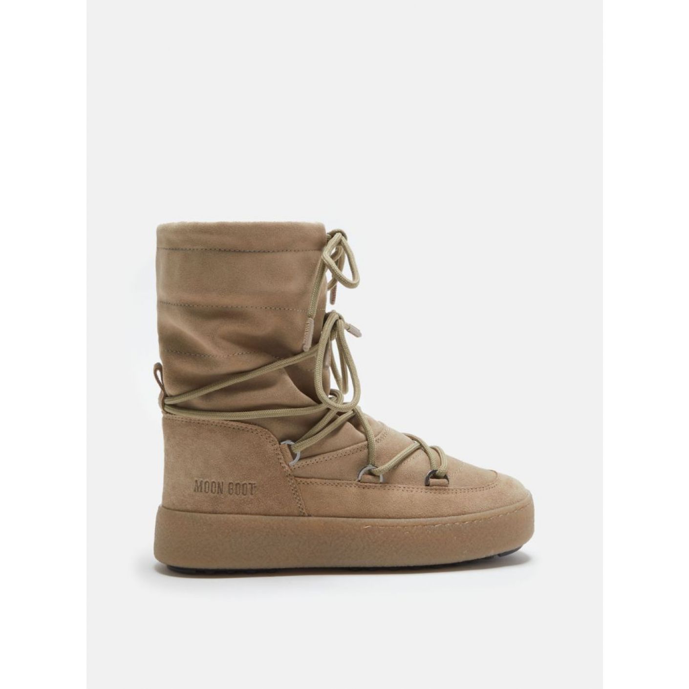 Moon Boot LTrack in Beige Suede