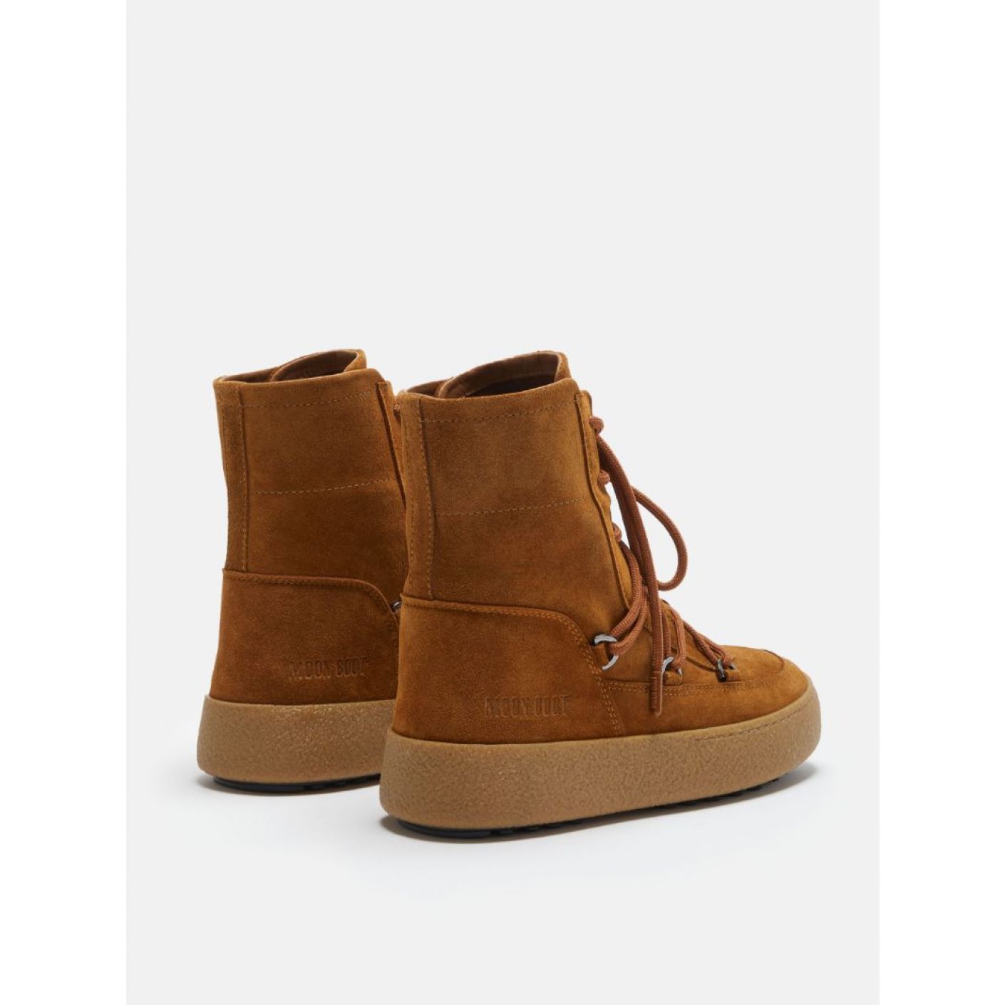 Moon Boot LTrack in Cognac Suede