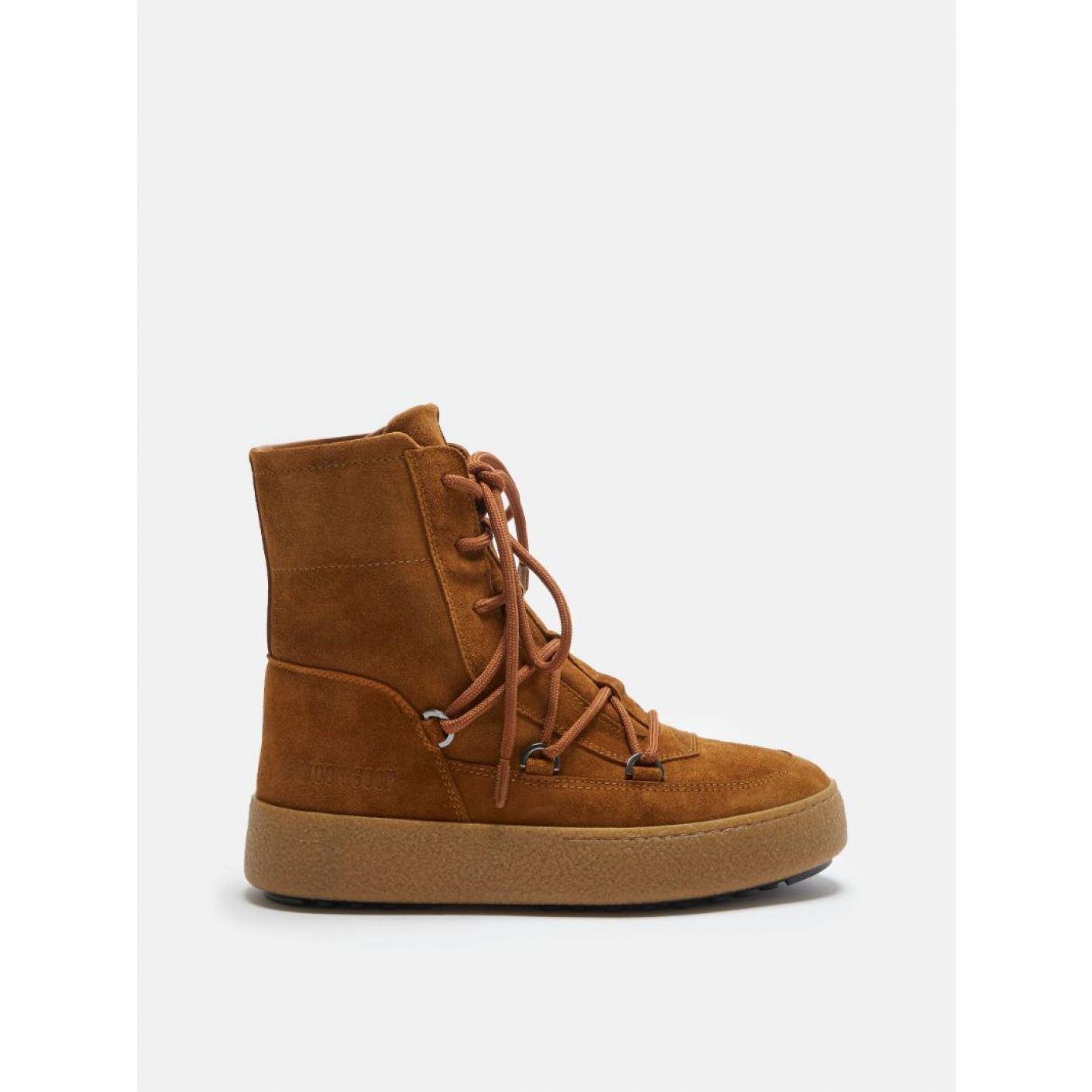 Moon Boot LTrack in Cognac Suede