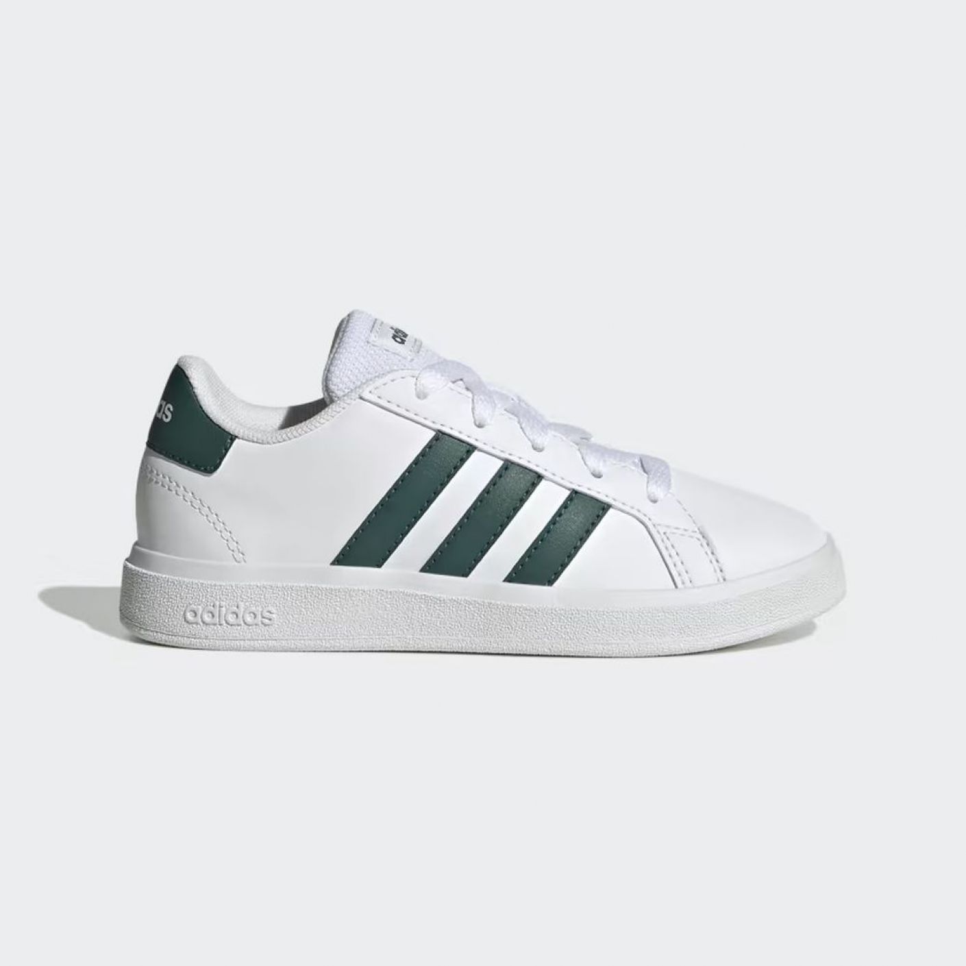 Adidas Grand Court 2.0 Cloud White/Collegiate Green for Children