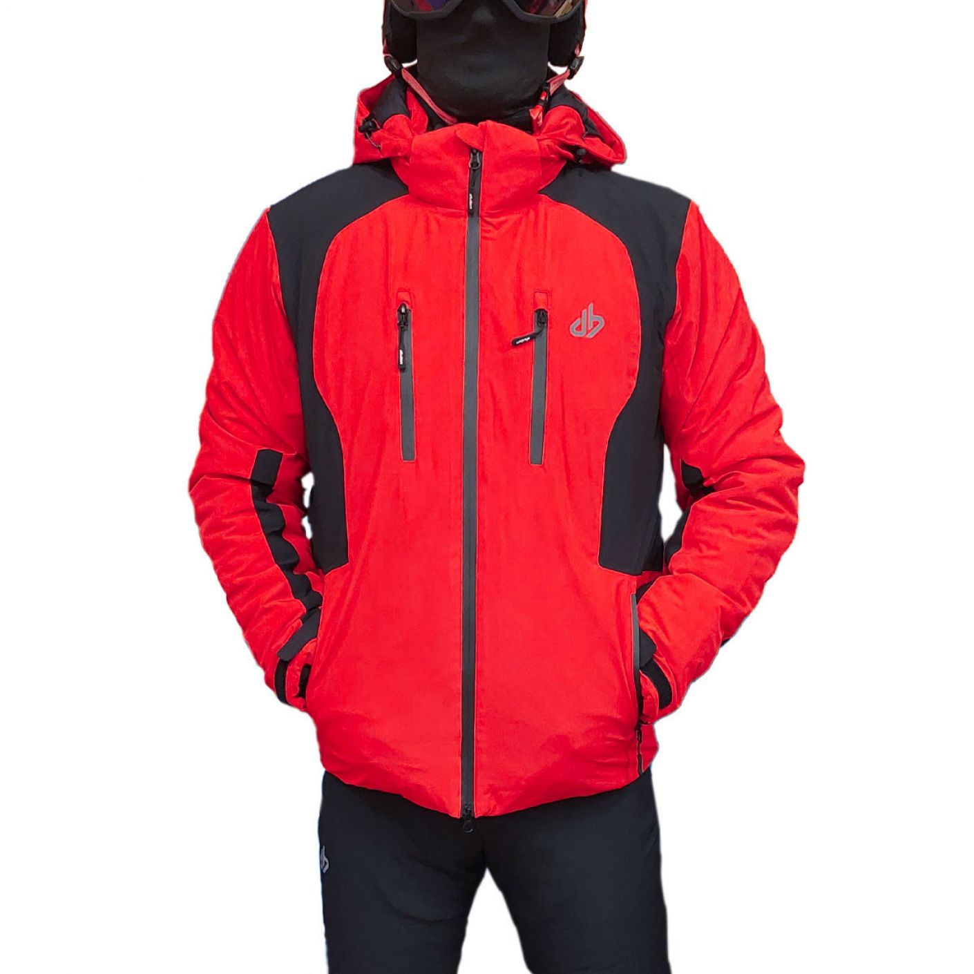 Dubin Ski Jacket Falzarego 20k Red/Black Men