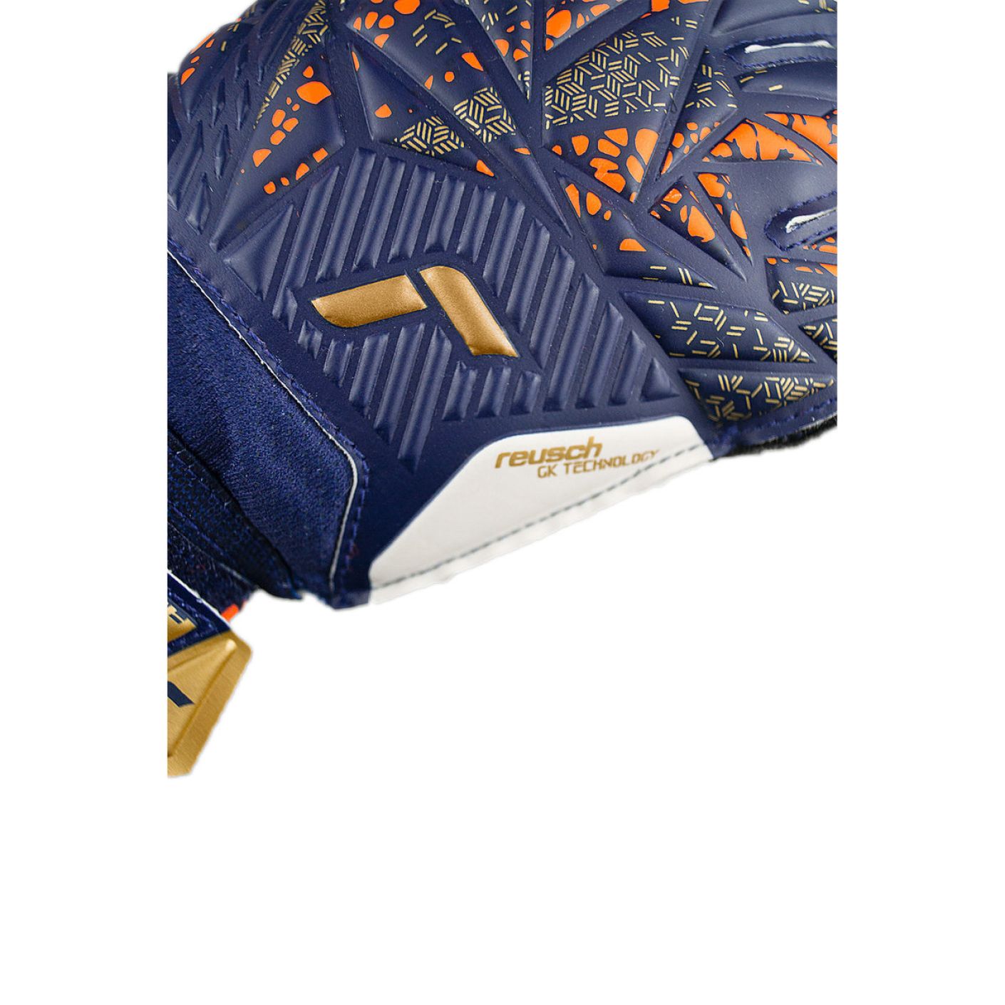 Reusch Gloves Attrackt Solid Premium Blue/Gold for Men