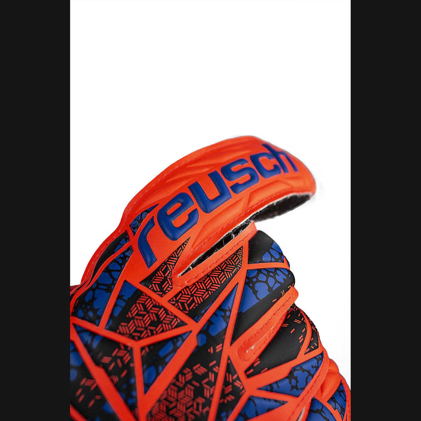 Reusch Gloves Attrakt Solid Junior Hyper Orange/Electric Blue