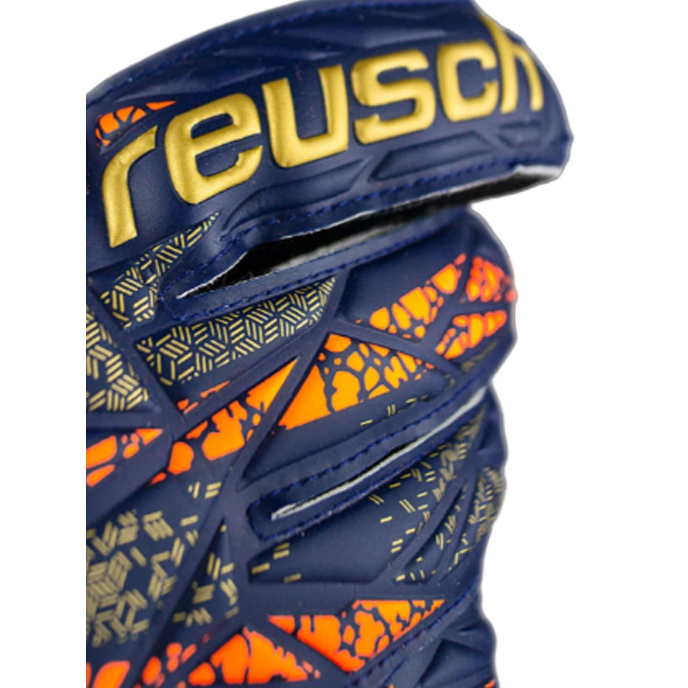 Reusch Guanti Attrakt Solid Junior Blau/Gold