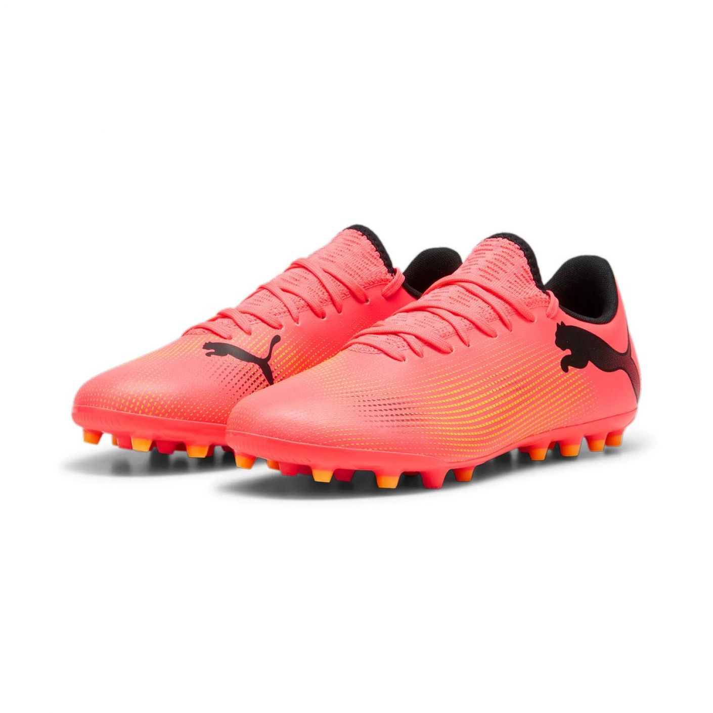 Puma Future 7 Play MG Unset Glow/Black/Sun Stream da Uomo