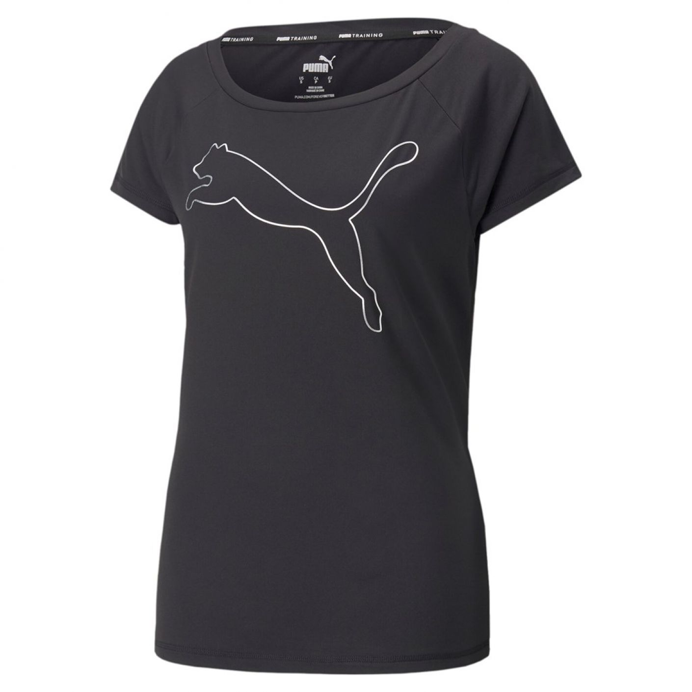 Puma T-Shirt Training Favorite Jersey Cat Black da Donna