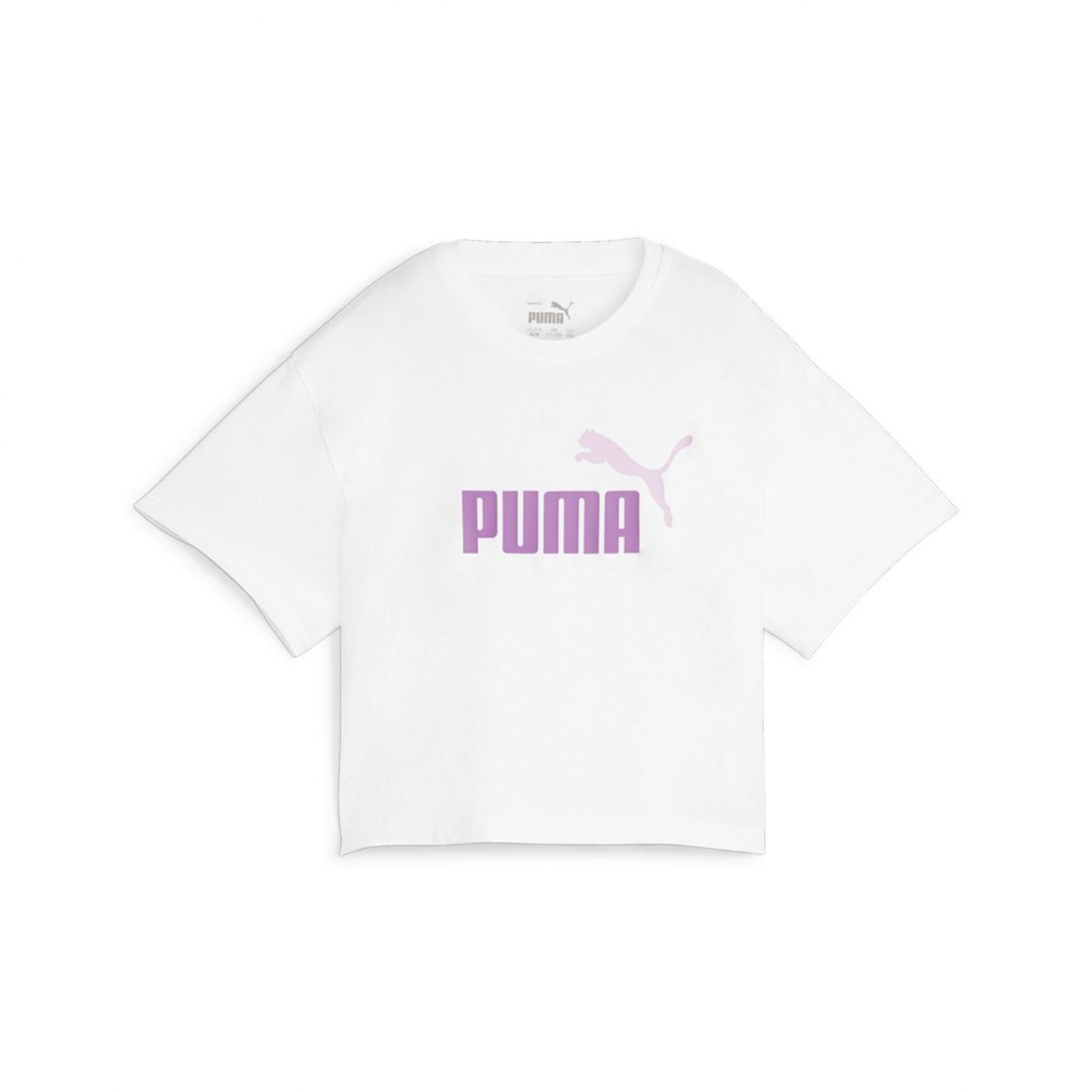 Puma T-Shirt corta Logo Girls White da Bambina