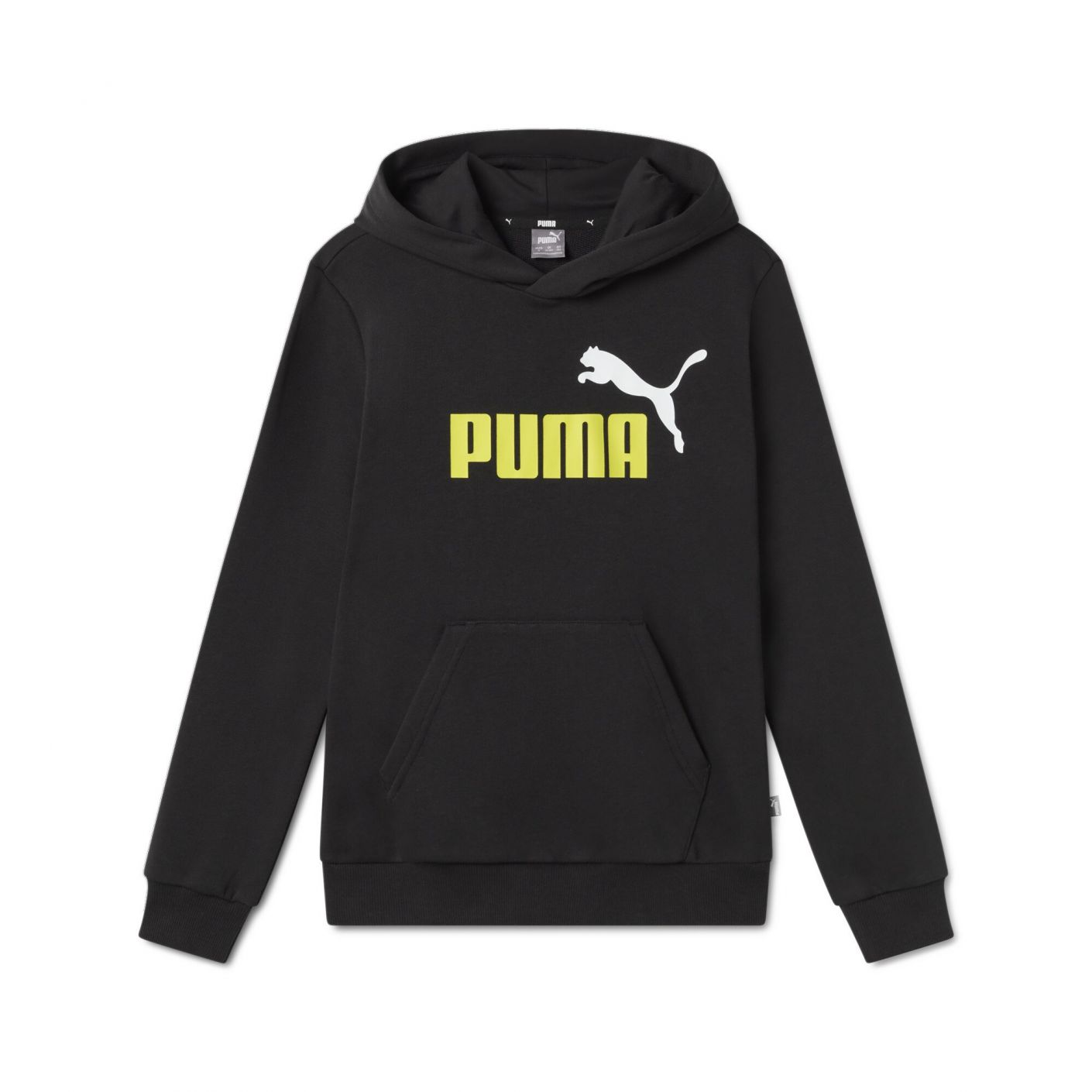 Puma Essential+ 2 Hoodie With Big Logo Black for Kids