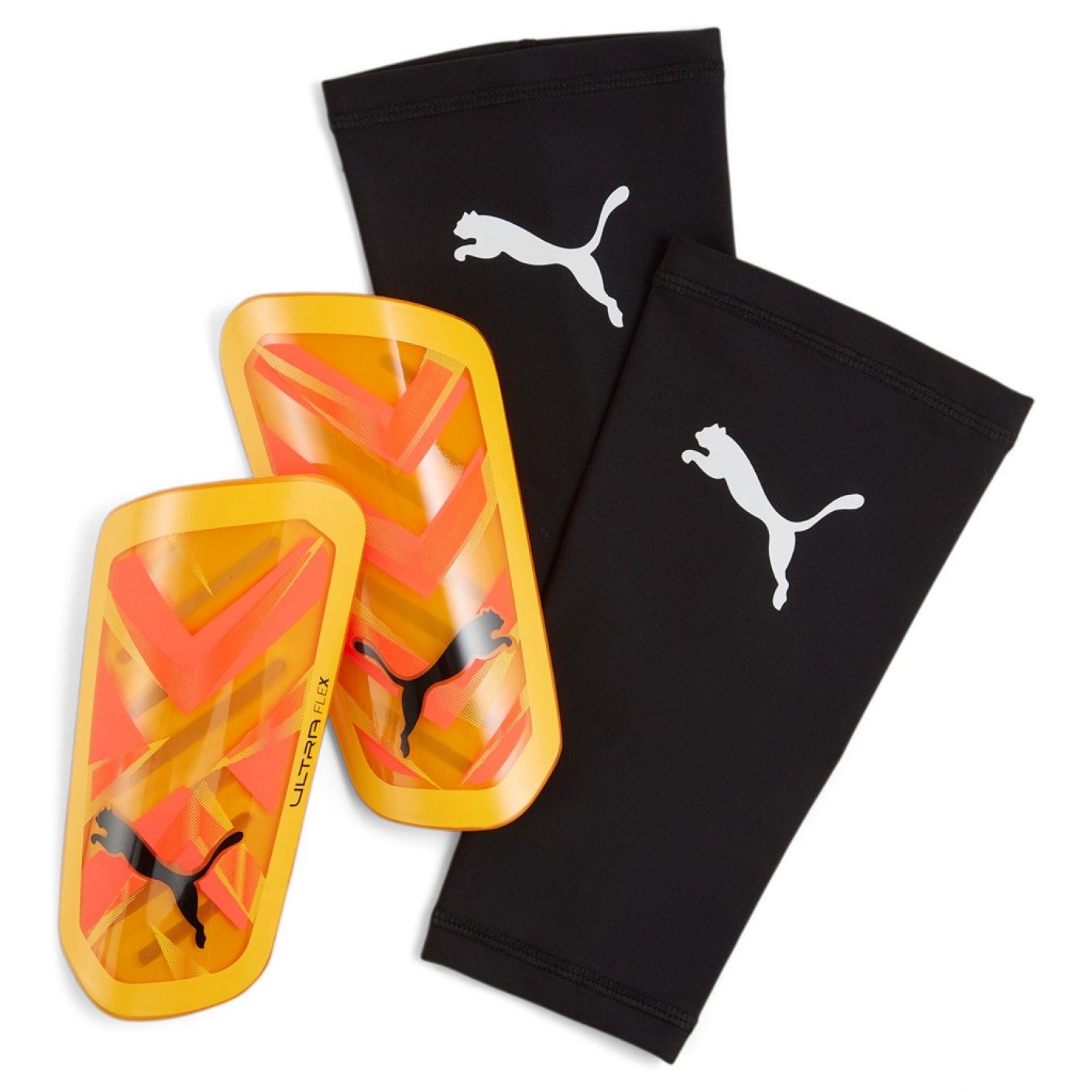 Puma Shin Guard Ultra Flex Sleeve Sunset Glow/Sun Stream/Black