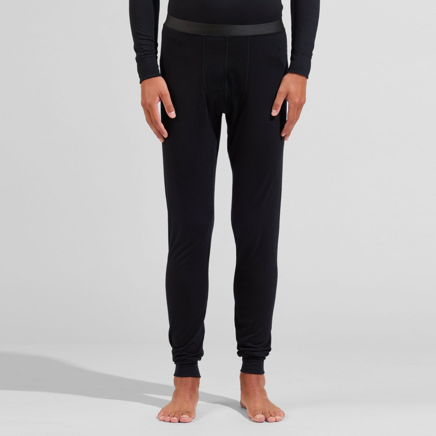 Odlo Natural Merino 200 Base Layer Pants Black for Men