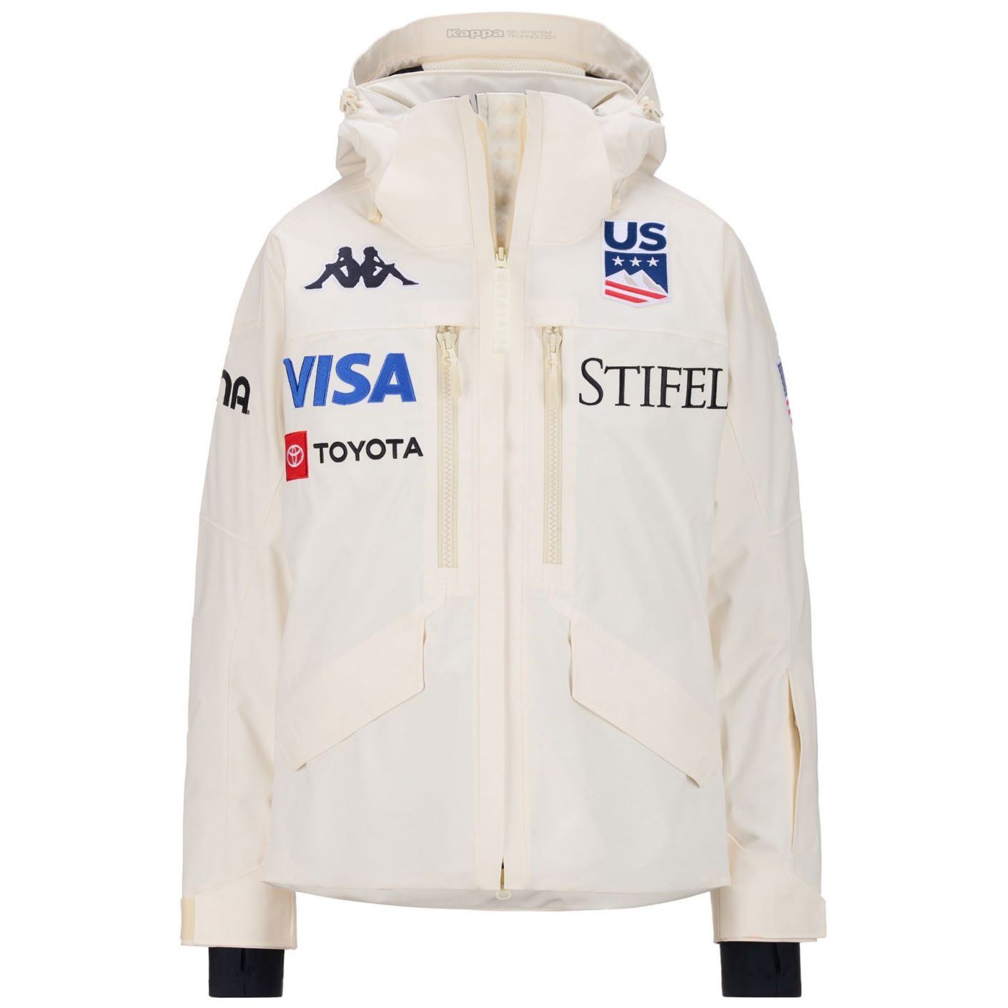 Kappa Ski Jacket 6cento 604 US Women White Coconut