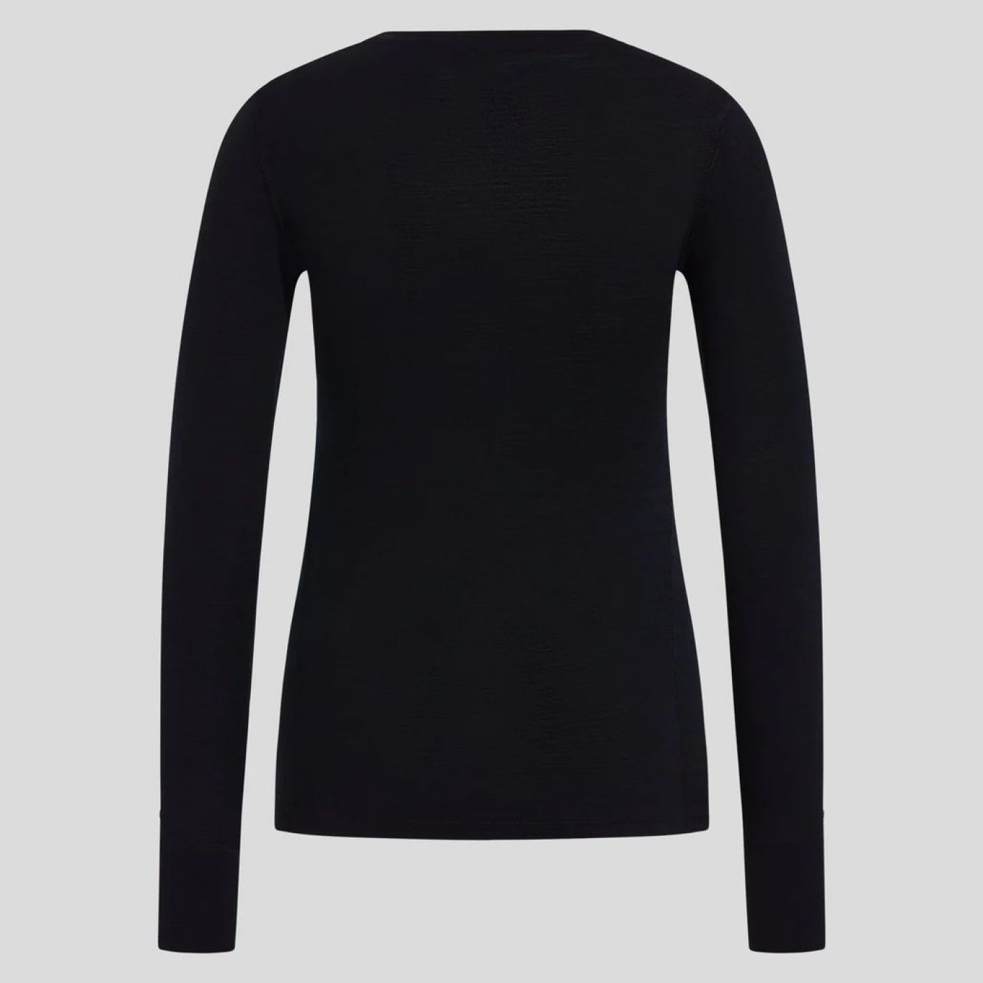 Odlo Maglia girocollo Base Layer Natural Merino 200 Nera da Donna